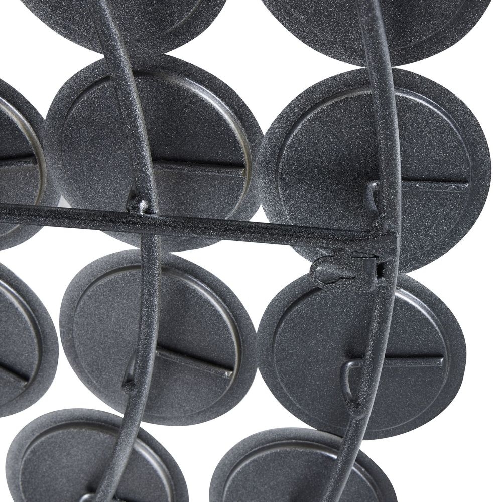 Convex Multi Mirror - Large - Round - Antiqued Silver