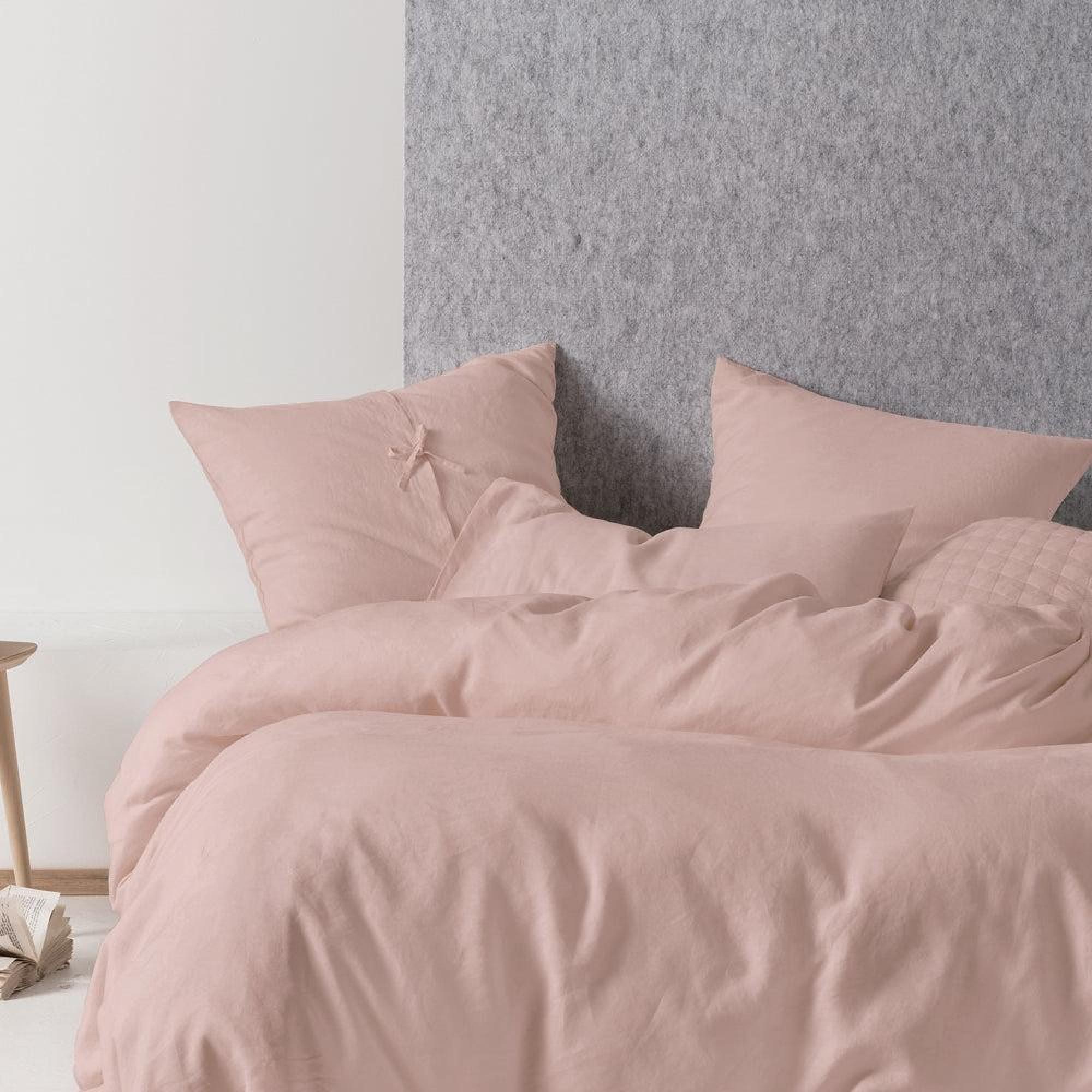 Linen House Nimes Rose Linen Duvet Cover Set
