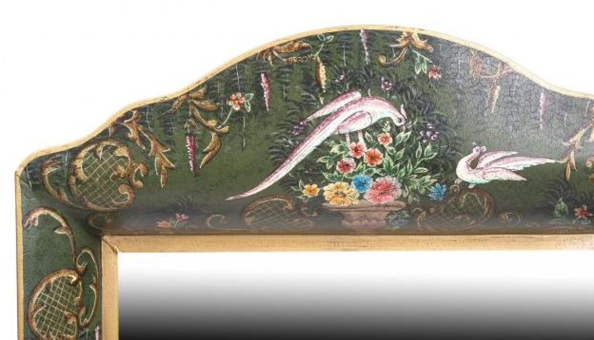 Meerut Green Fountain Design Wall Mirror