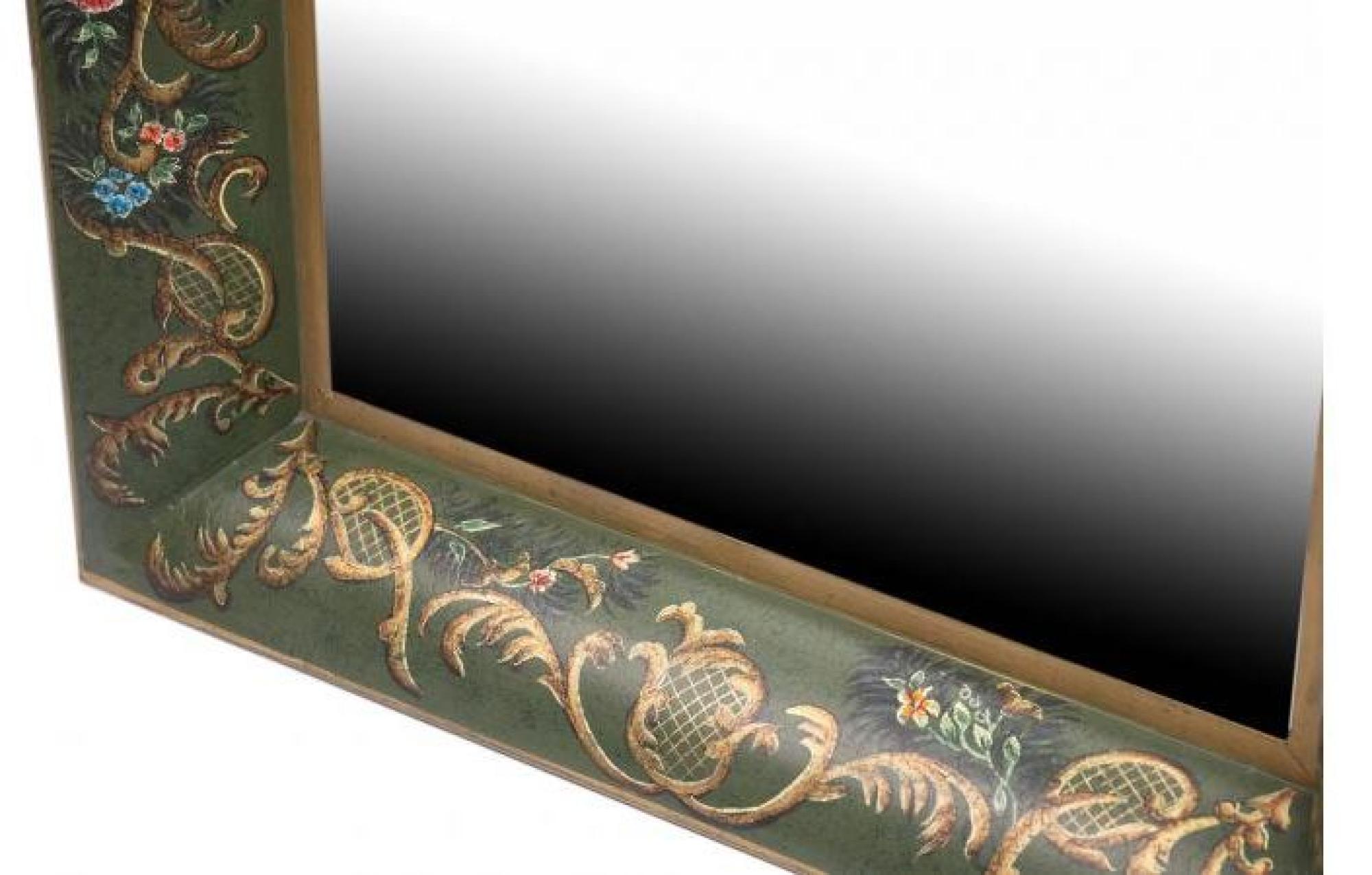 Meerut Green Fountain Design Wall Mirror