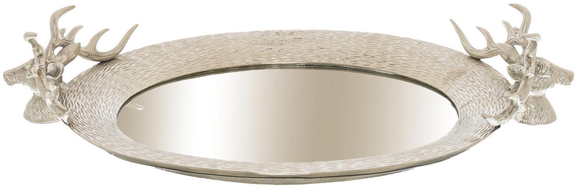 Mirrored Tray - Large - Stag Heads