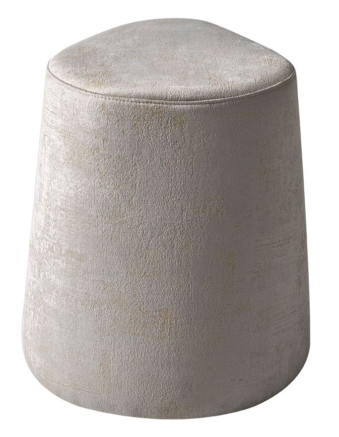 Smart Pouf - Round - Beige Fabric