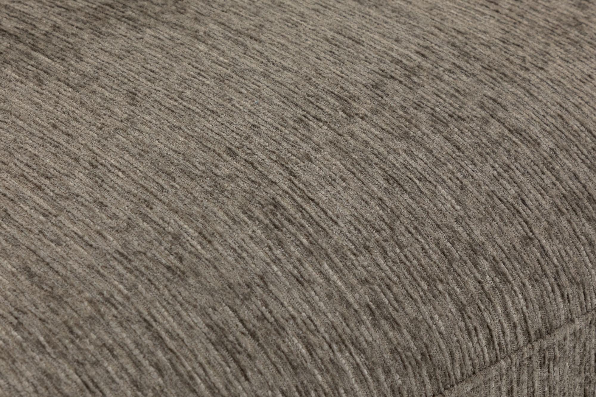 Naples Footstool - Mocha Fabric