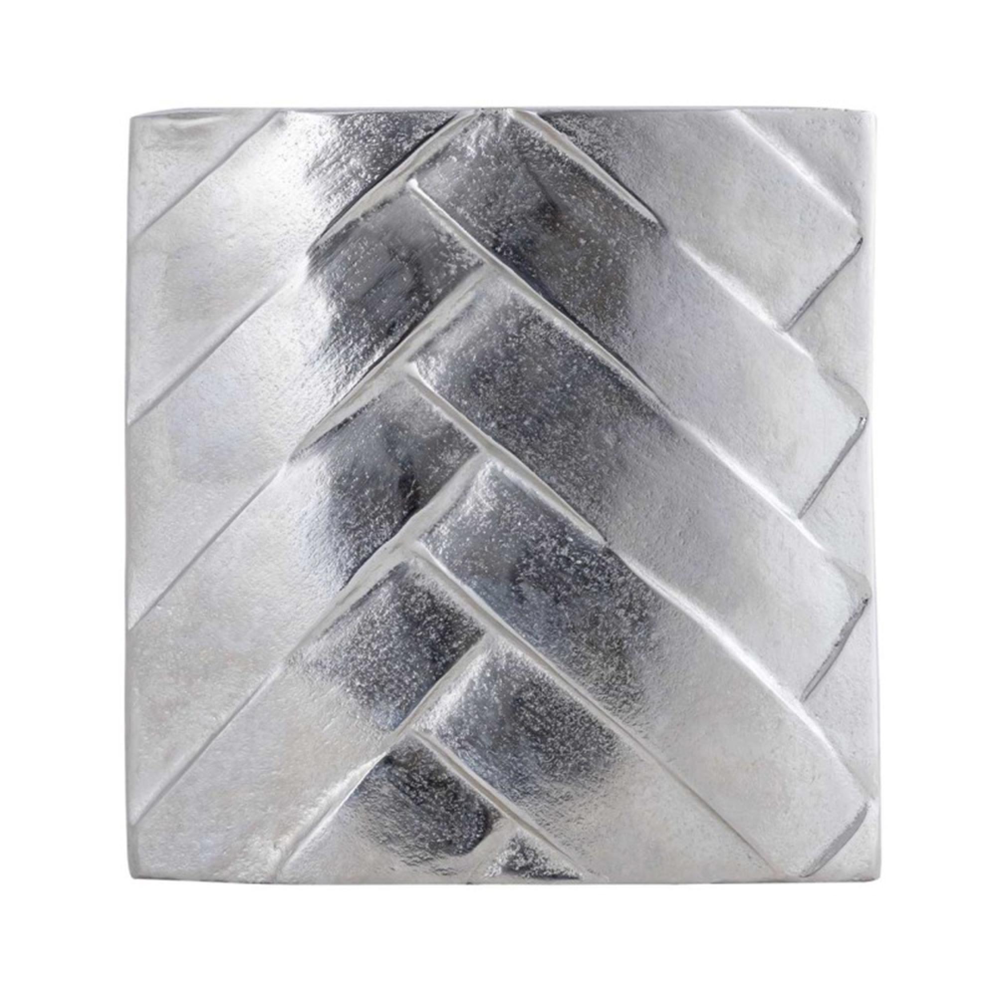 Vase - Nickel Metal - Square