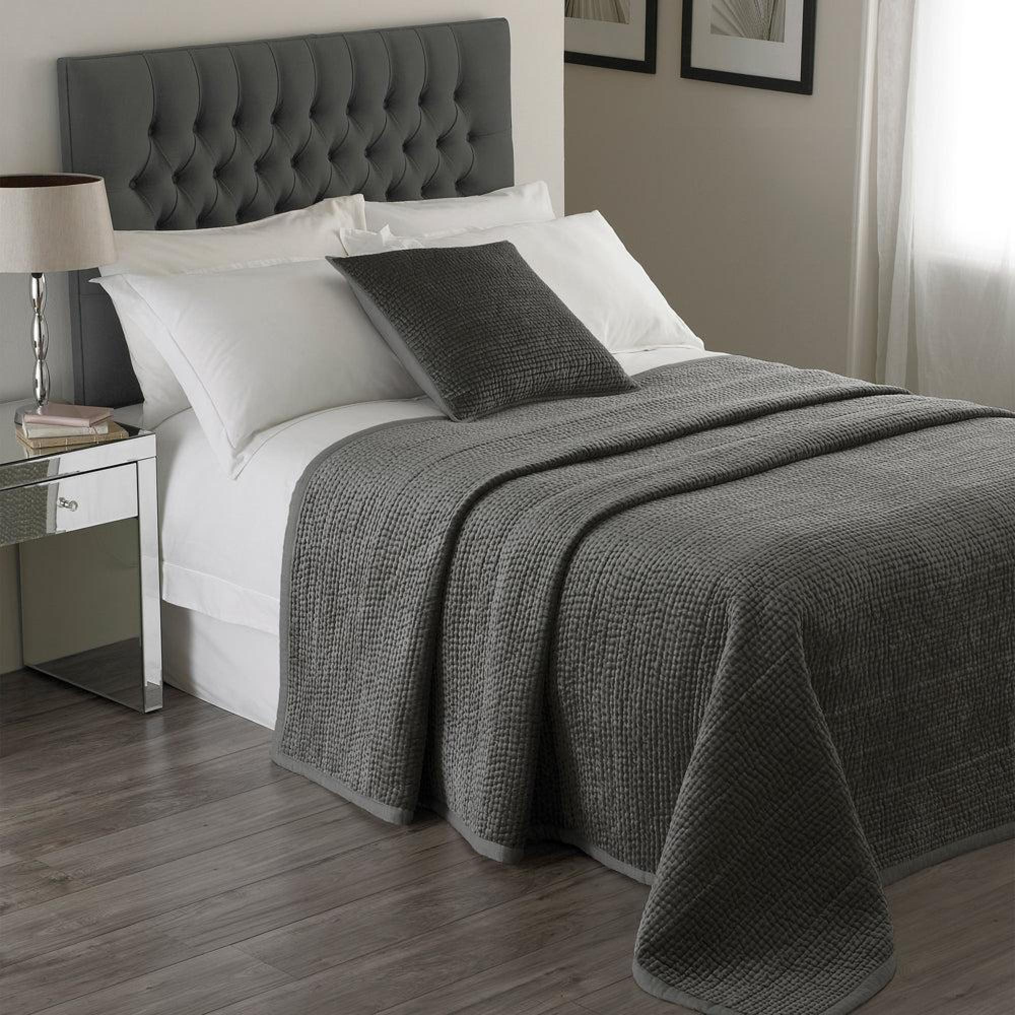 Paoletti Brooklands Graphite Bedspread