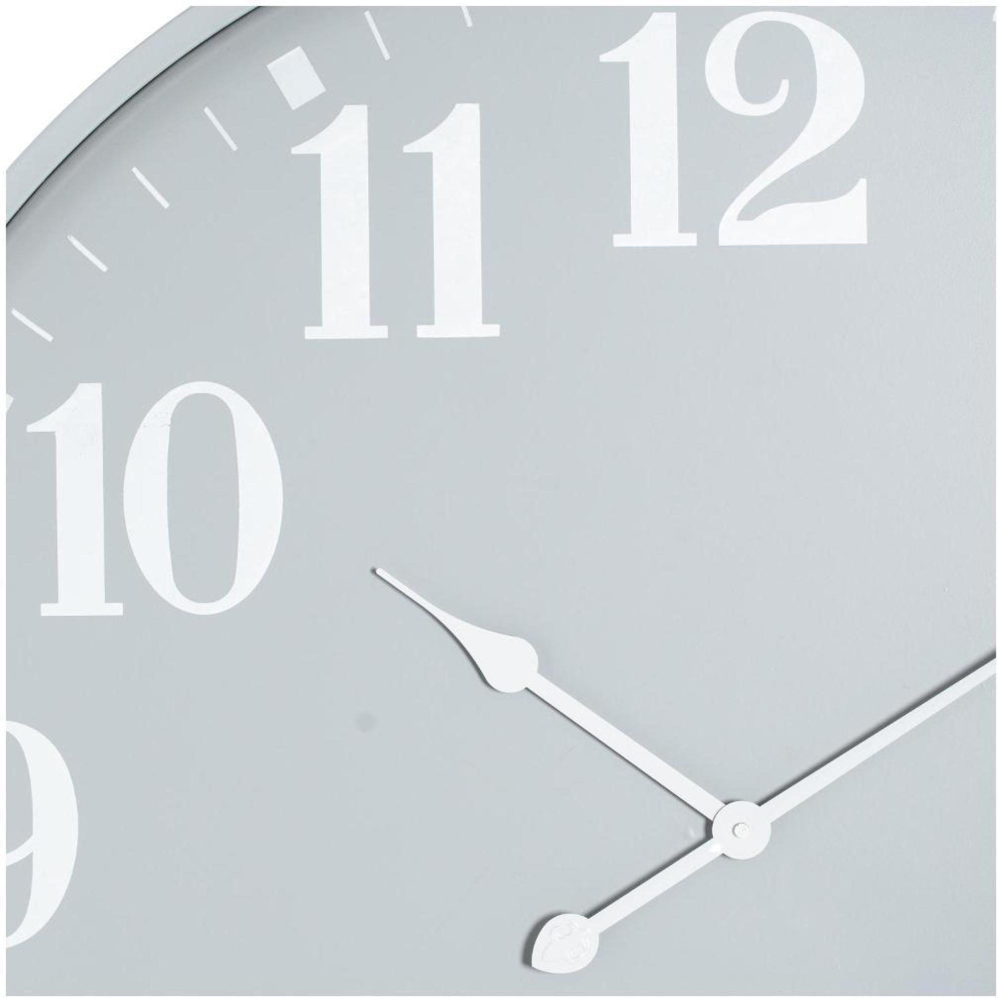Wall Clock - Large - Round Metal - 80cm x 80cm