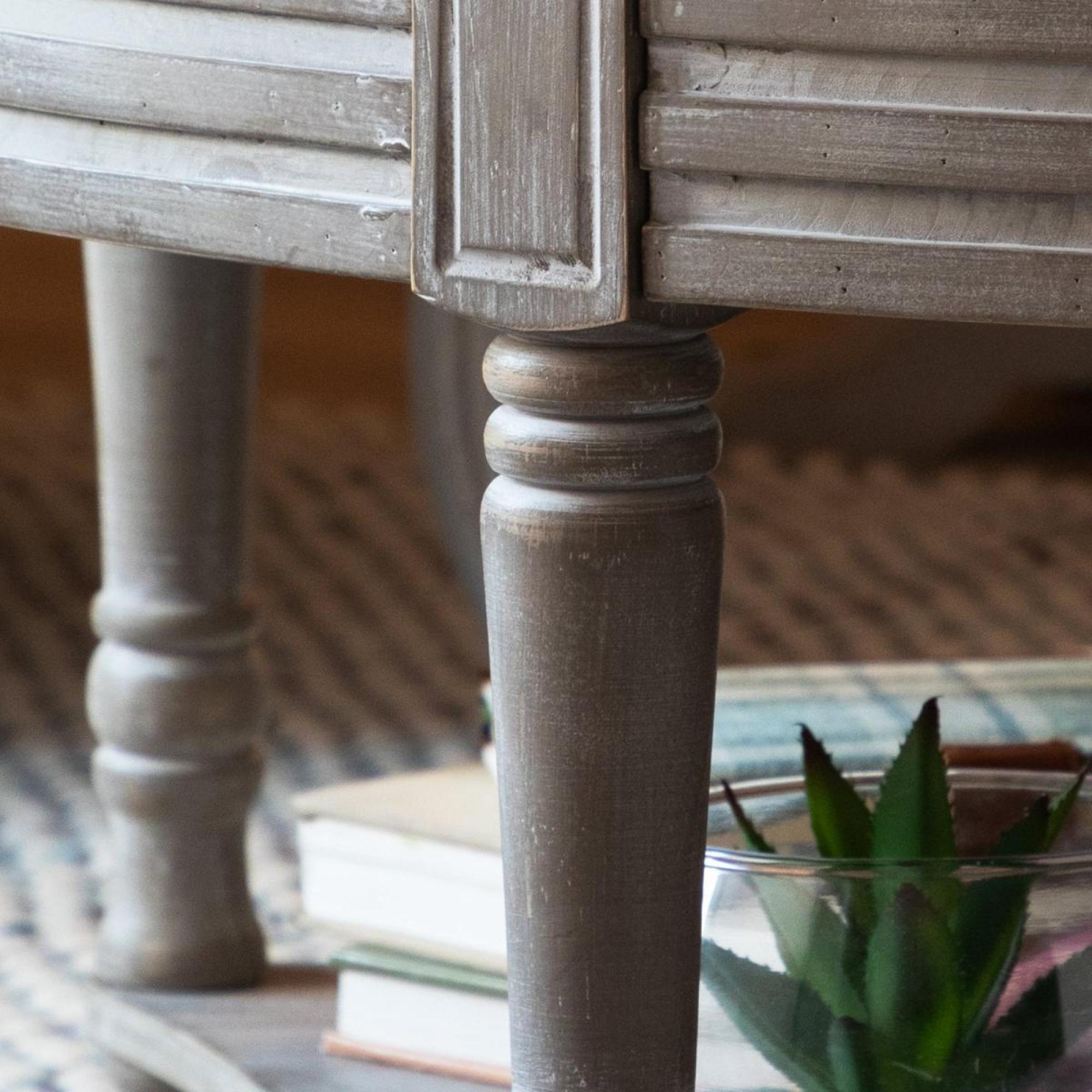 Maurice Footstool - Storage - Stone