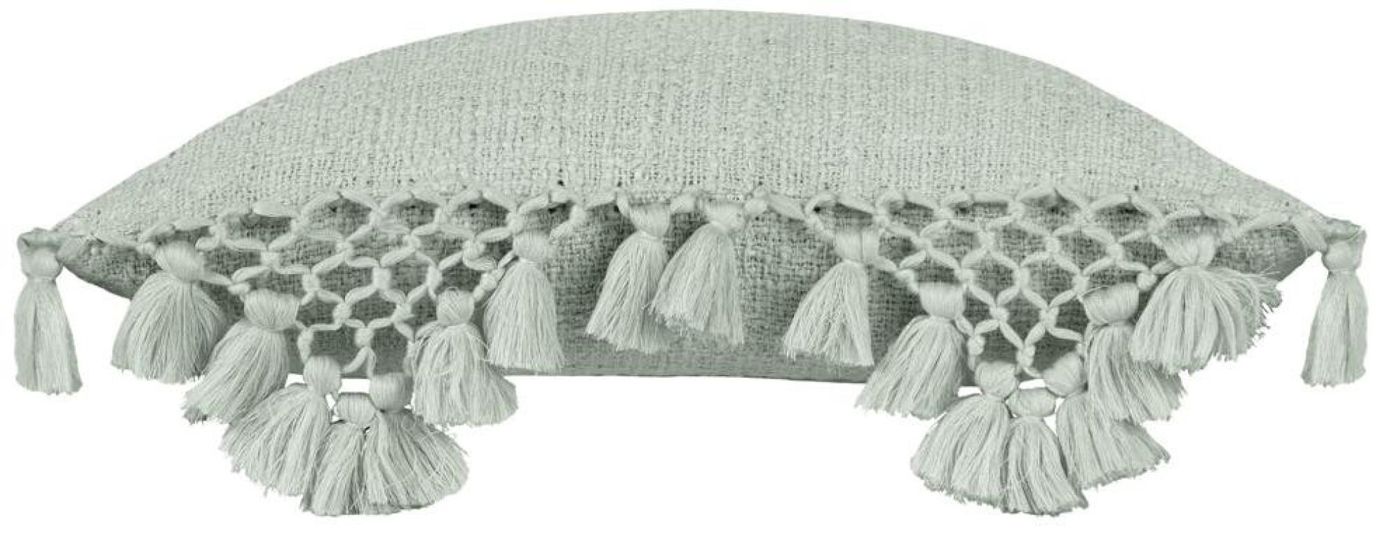 Yard Anko Eucalyptus Macrame Tassel Trim Cushion