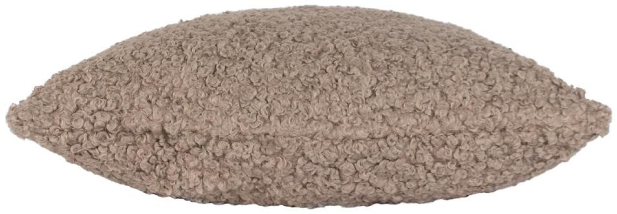 Yard Cabu Taupe Textured Boucle Cushion