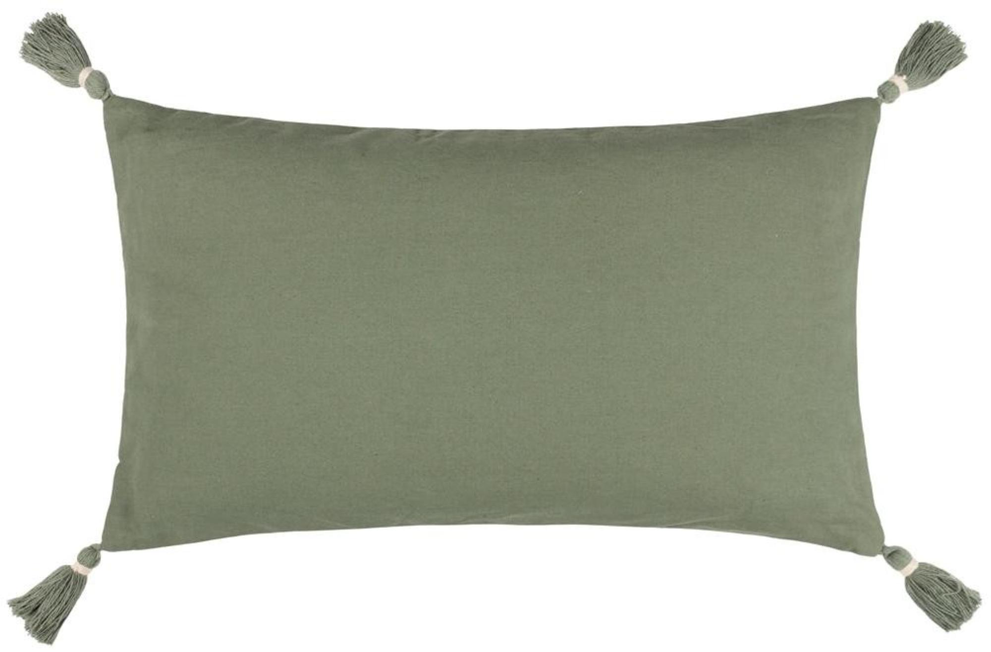 Yard Caliche Eucalyptus Textured Tasselled Cushion