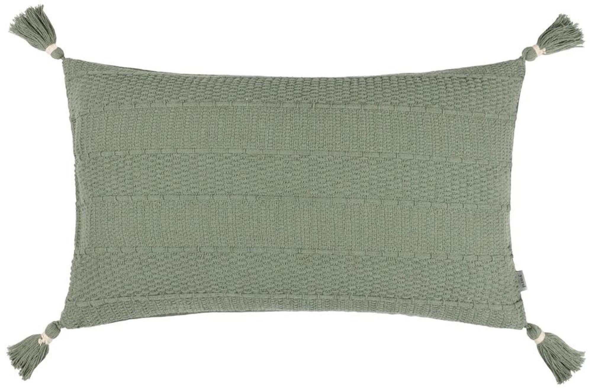 Yard Caliche Eucalyptus Textured Tasselled Cushion