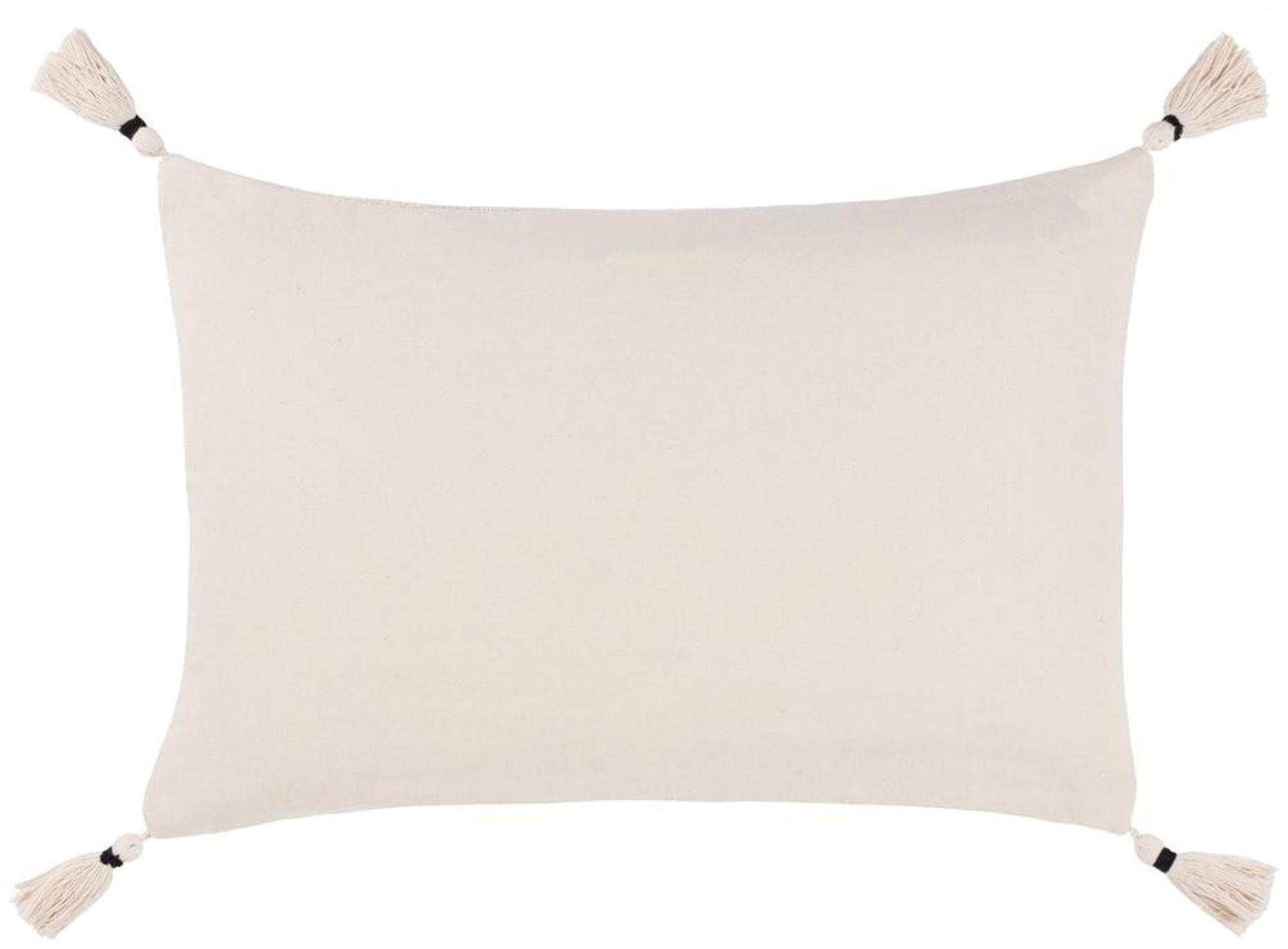 Yard Caliche Natural Textured Tasselled Cushion