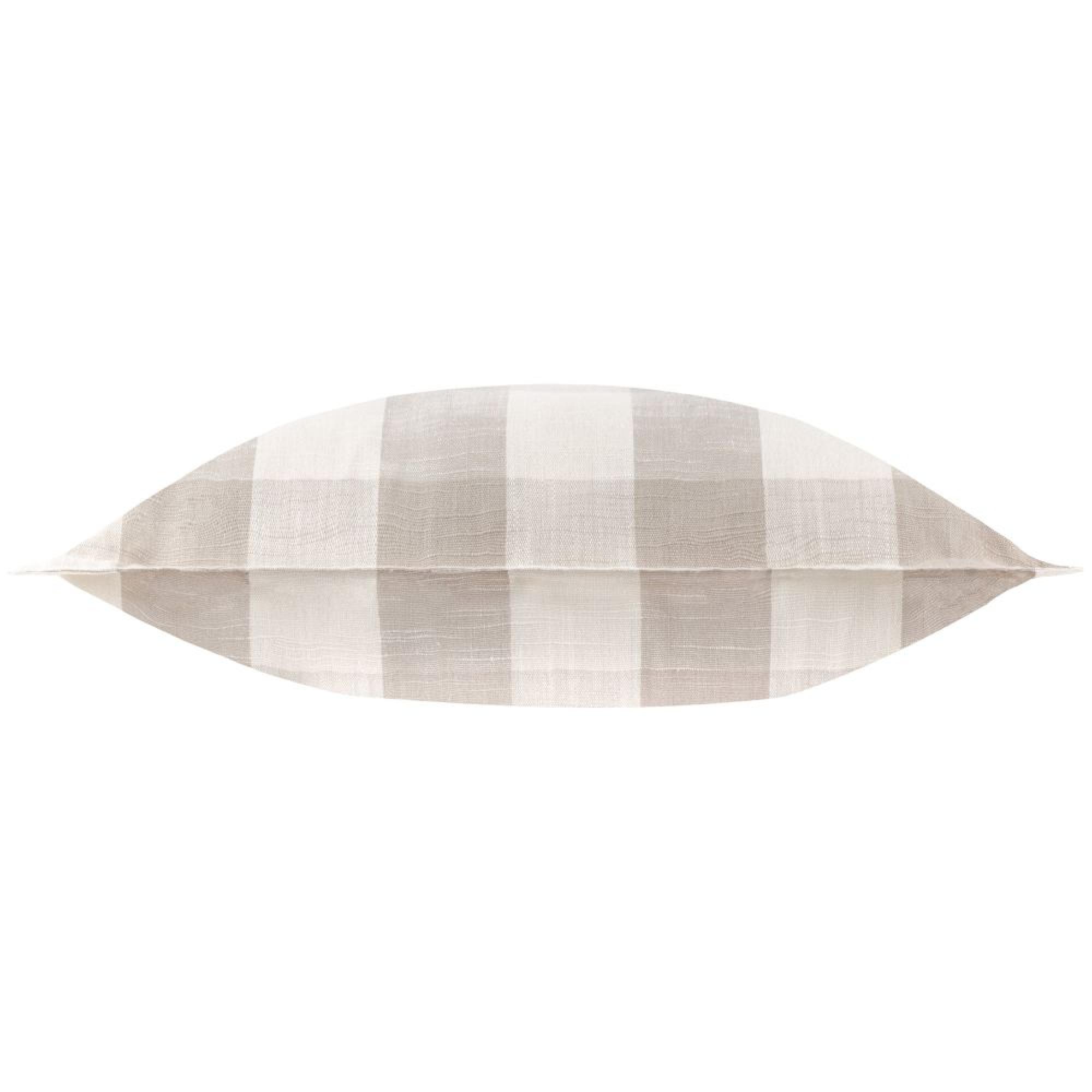 Yard Chesil Beige Check Outdoor Cushion