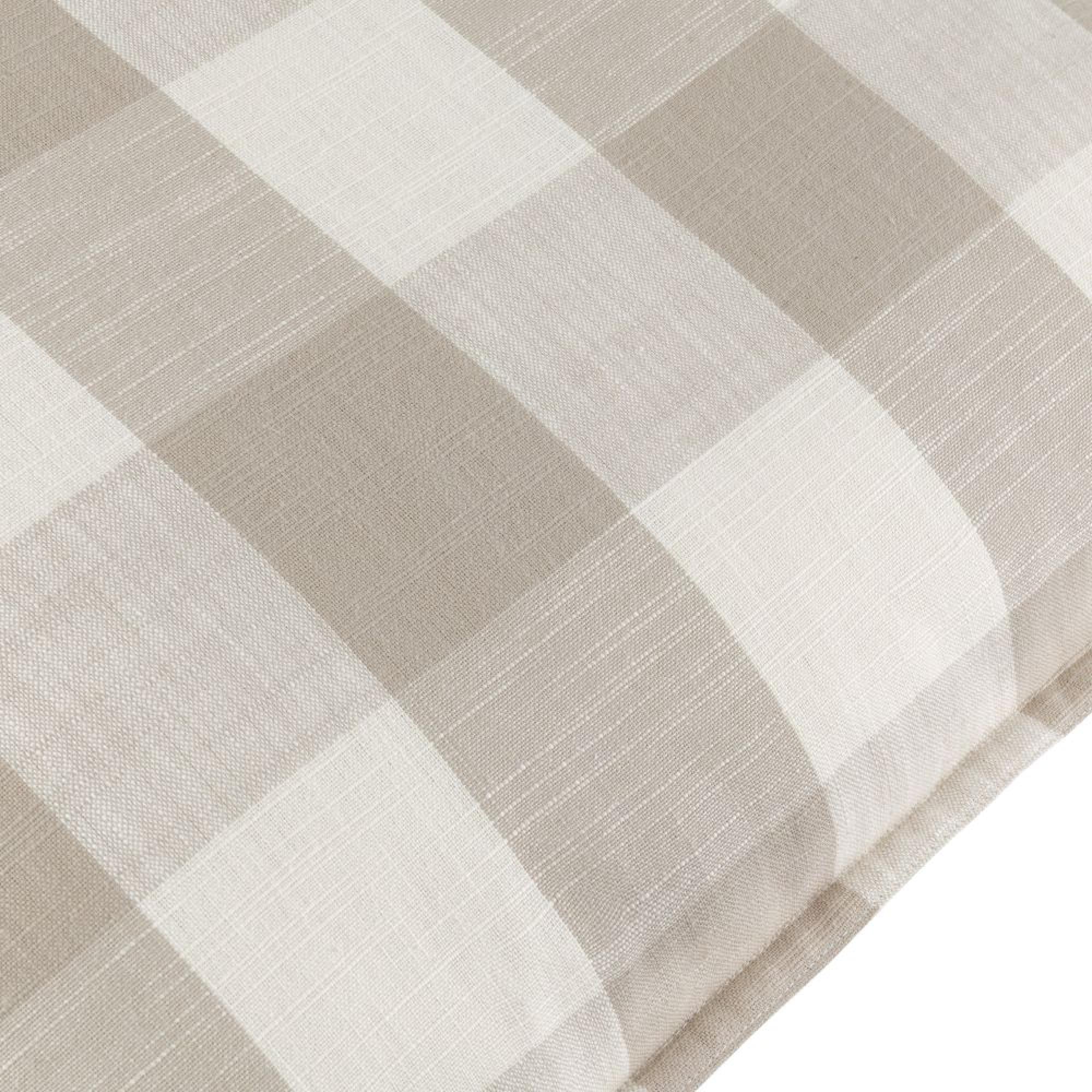 Yard Chesil Beige Check Outdoor Cushion