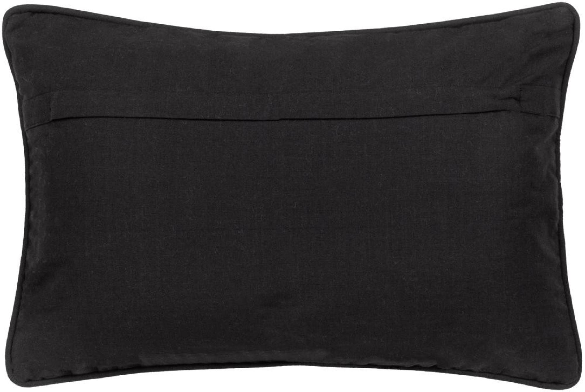 Yard Cove Black Ribbed Cushion