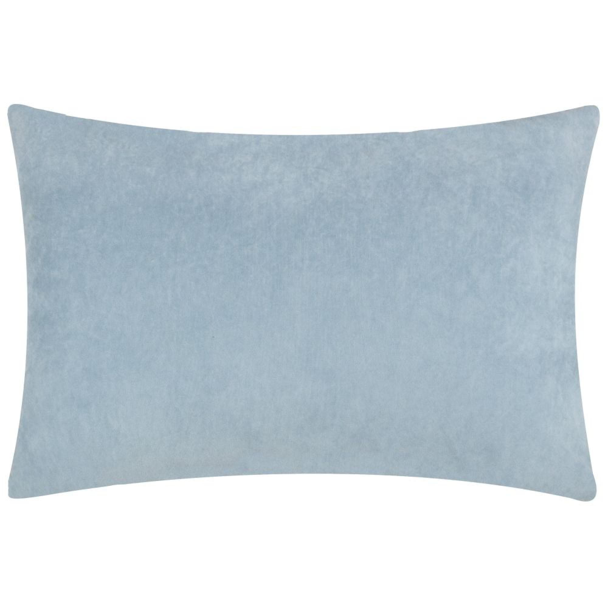 Yard Darland Dusty Blue Velvet Cushion