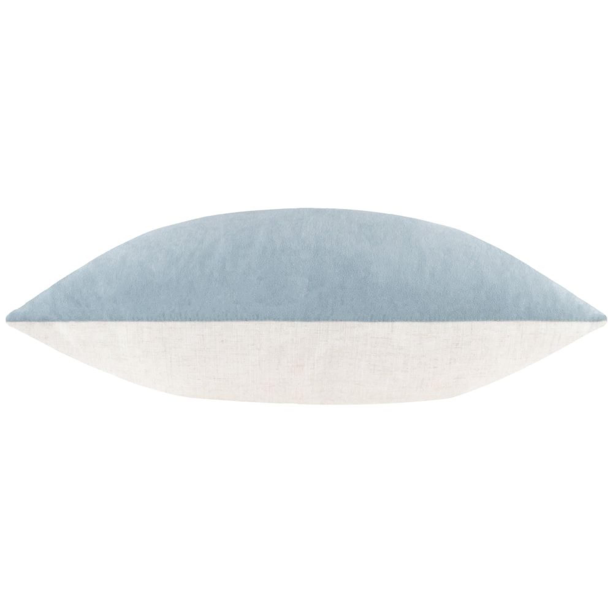 Yard Darland Dusty Blue Velvet Cushion