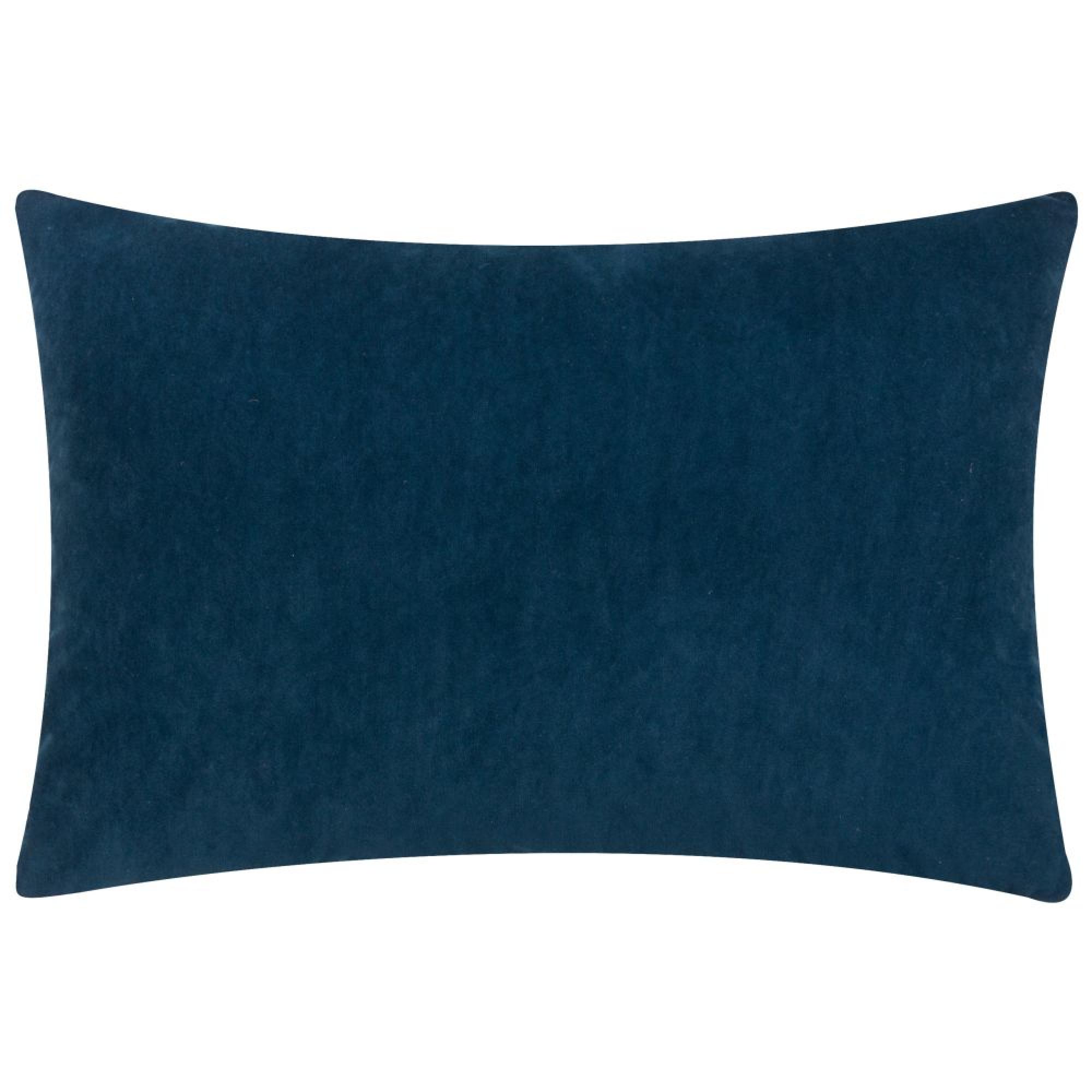 Yard Darland Indigo Blue Velvet Cushion