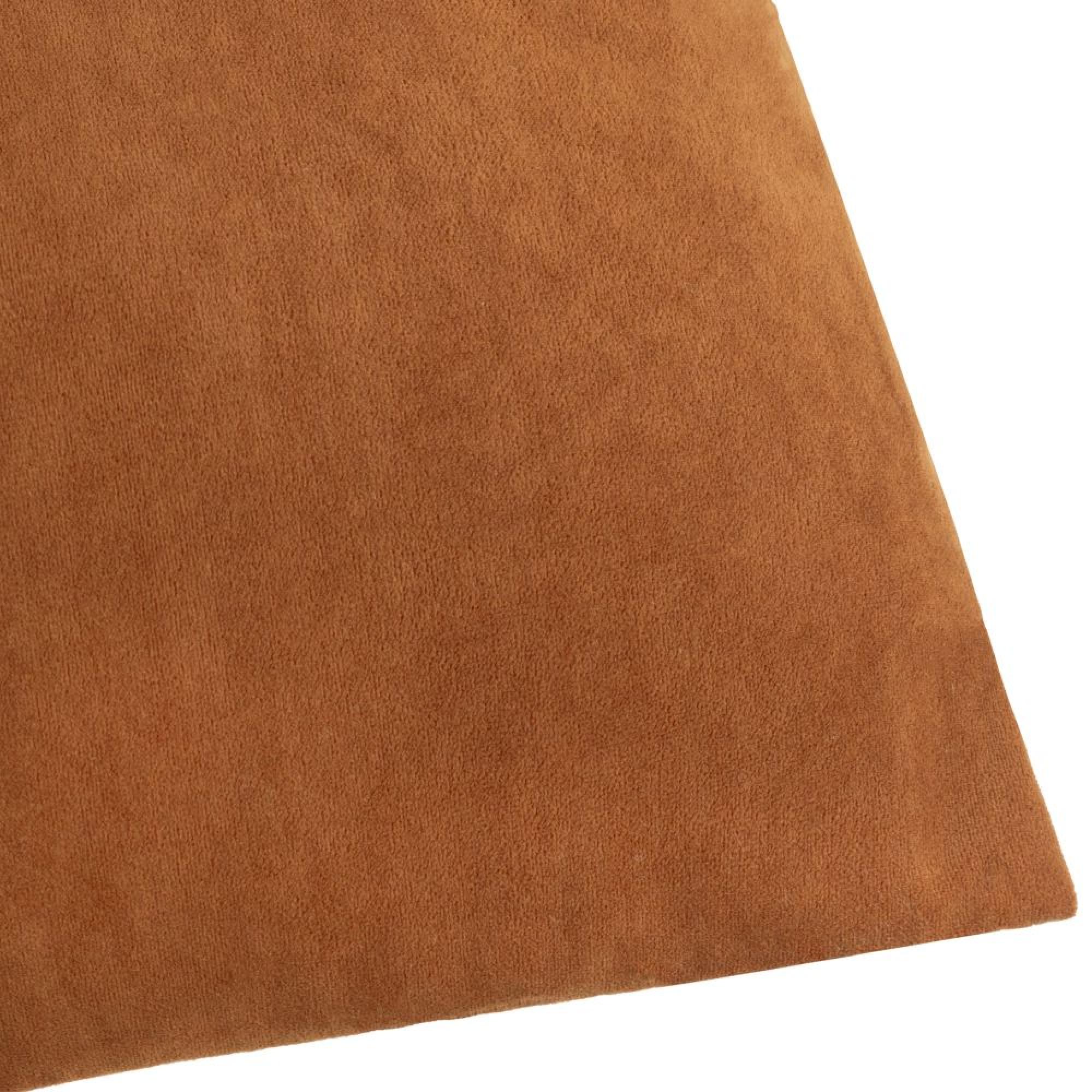 Yard Darland Pecan Orange Velvet Cushion