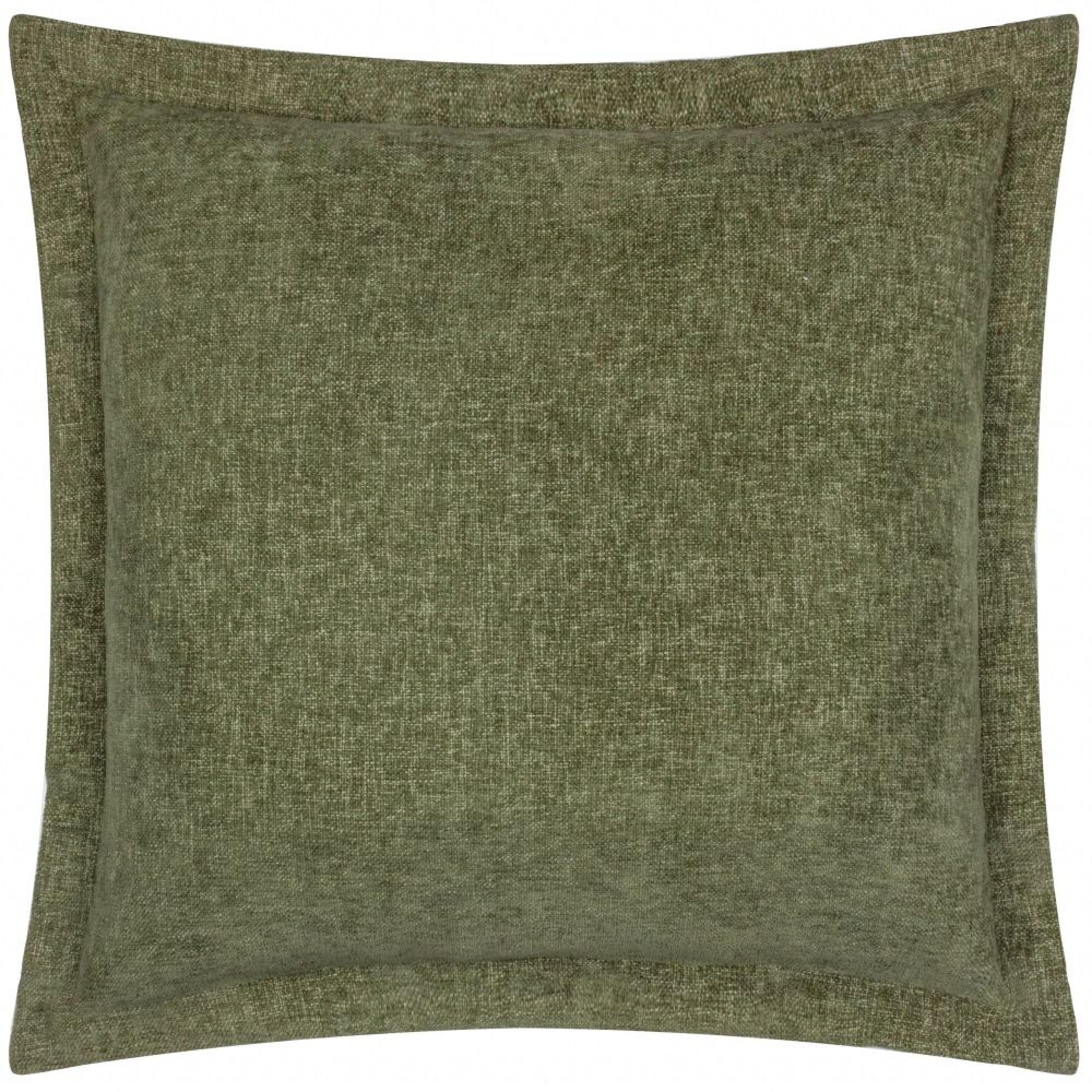 Yard Dune Chenille Moss Green Cushion