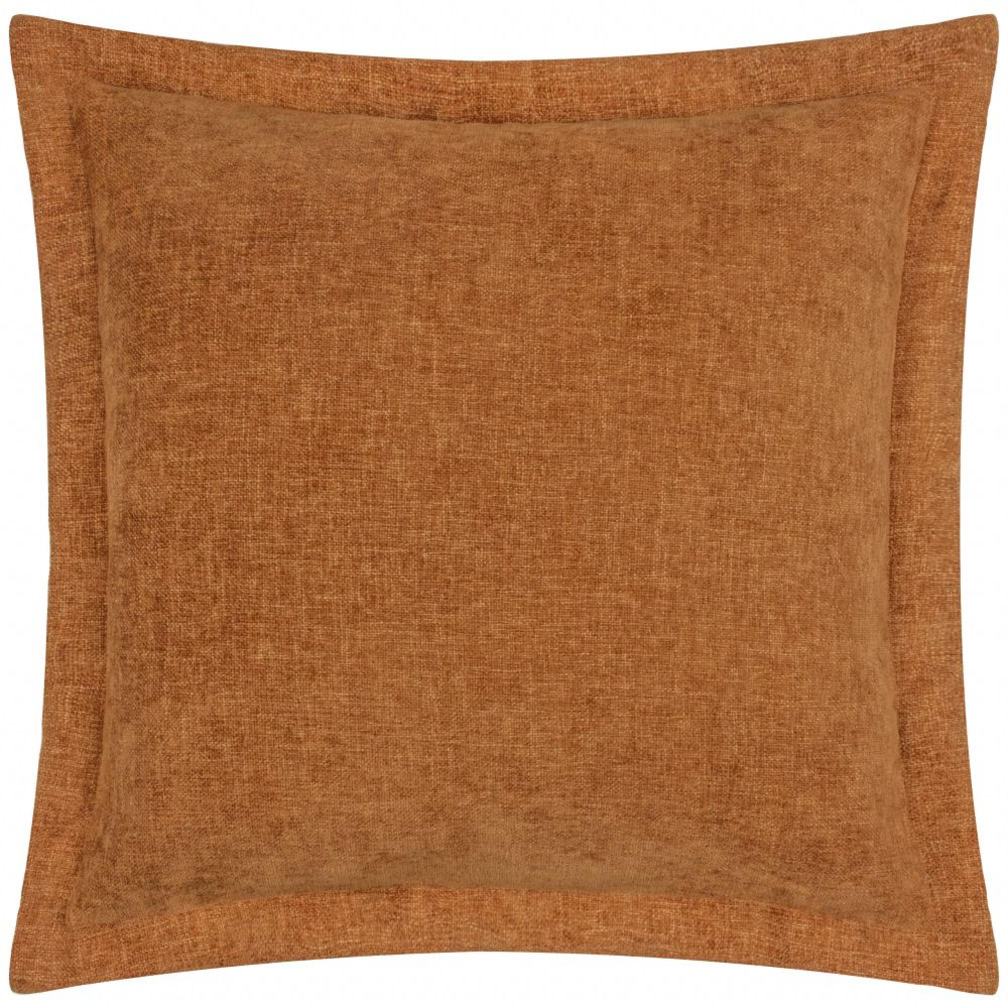 Yard Dune Pecan Orange Chenille Cushion