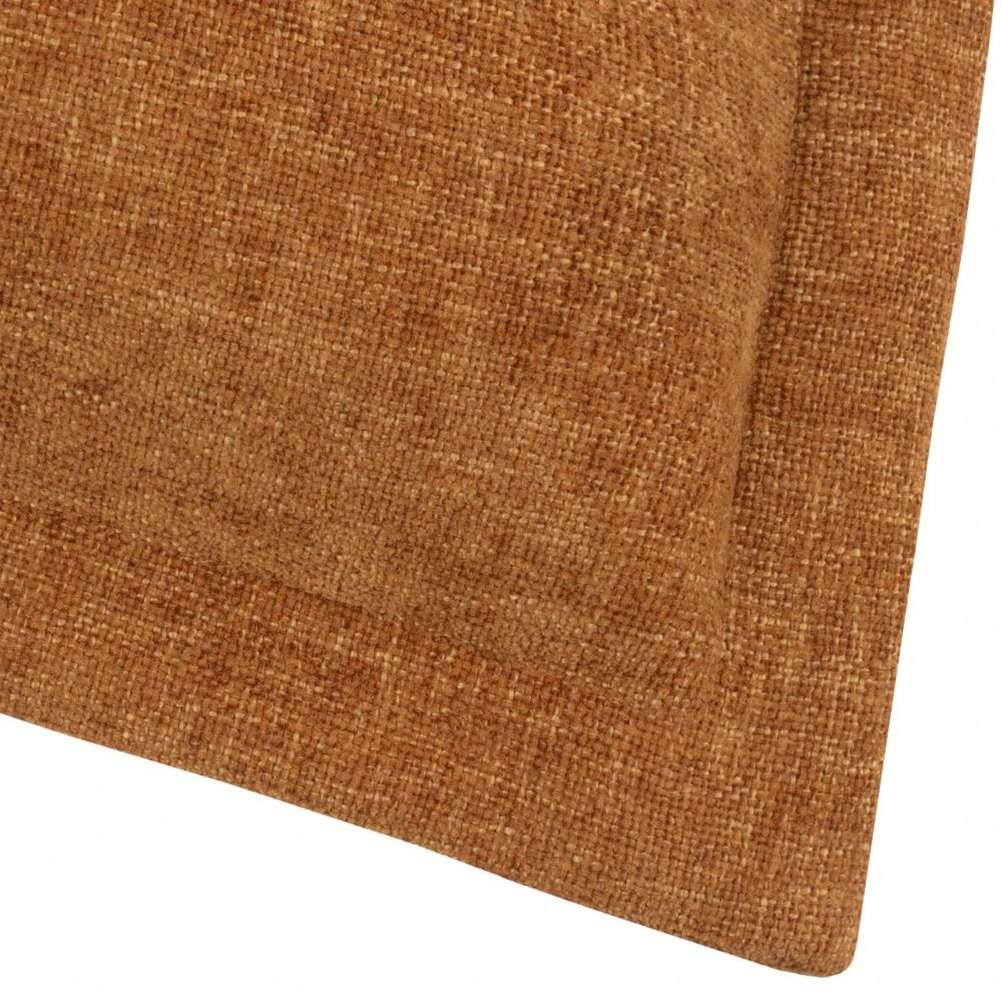 Yard Dune Pecan Orange Chenille Cushion