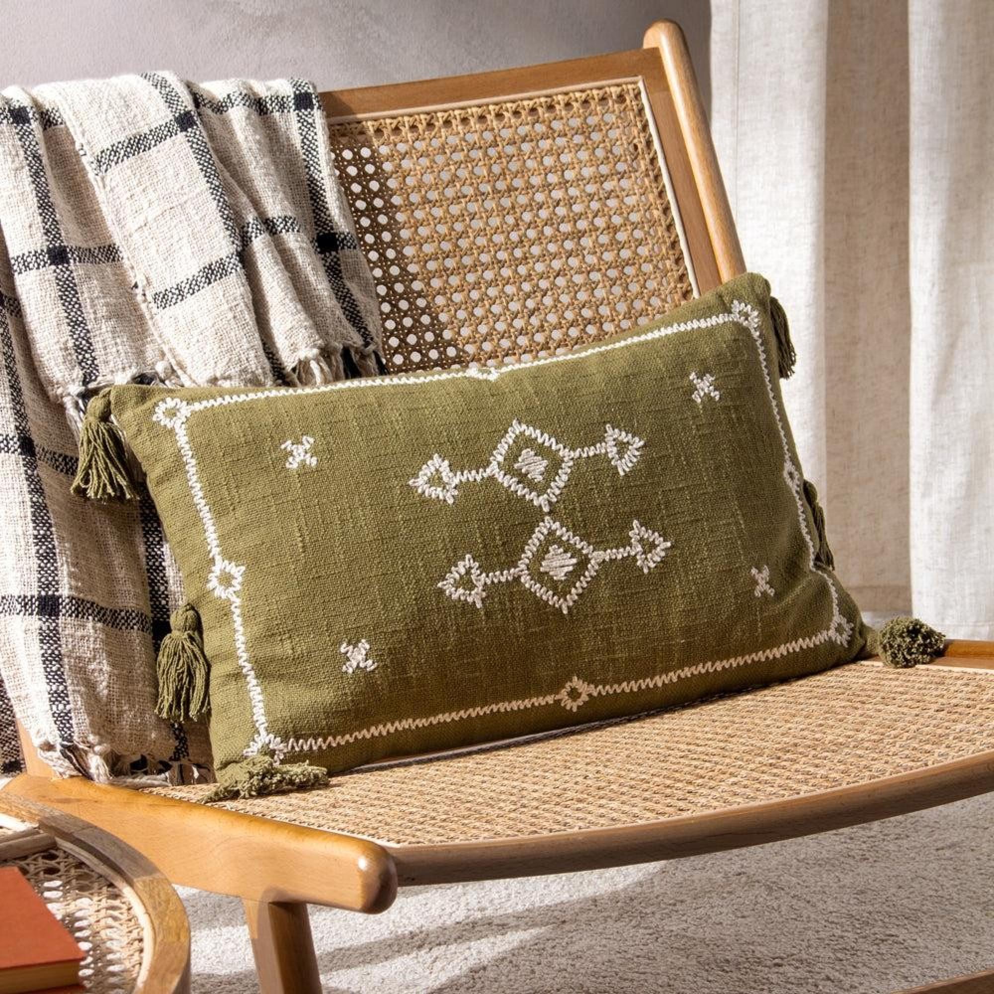 Yard Folis Khaki Cushion