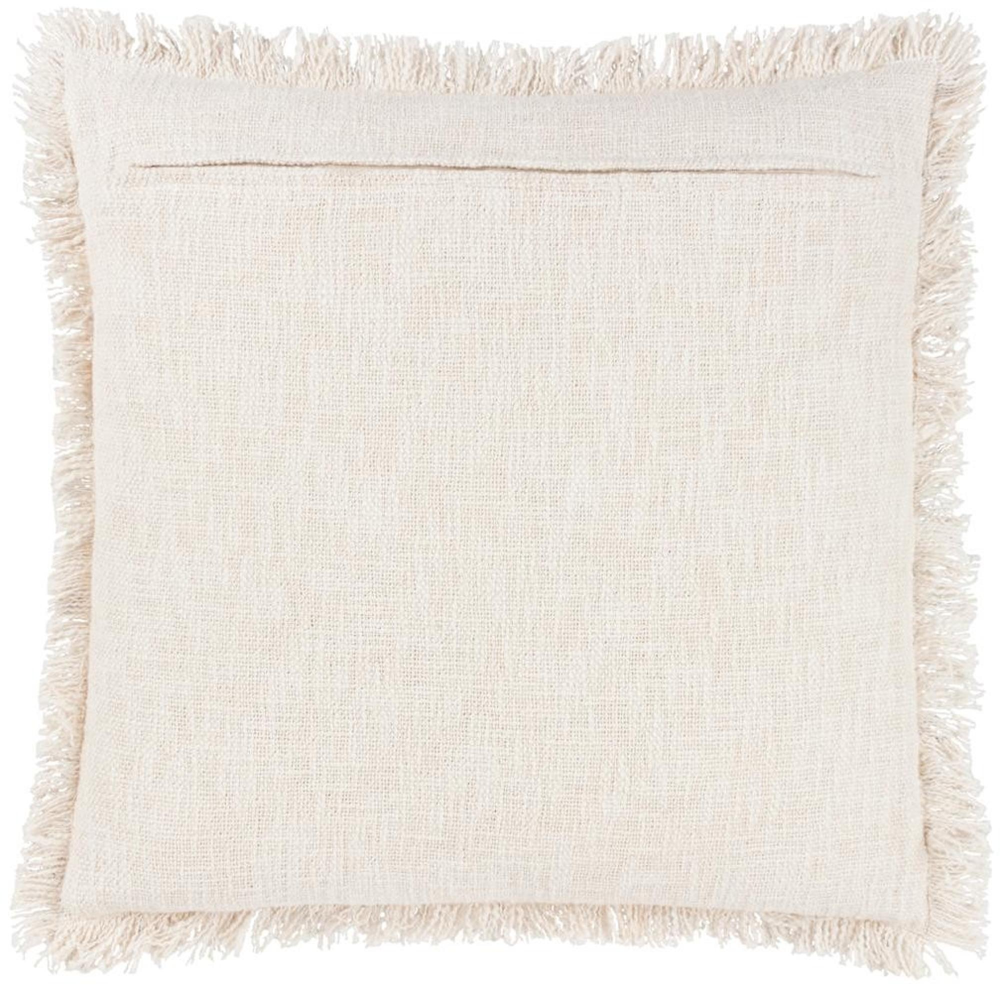 Yard Hara Yolk Woven Fringed Cotton Cushion