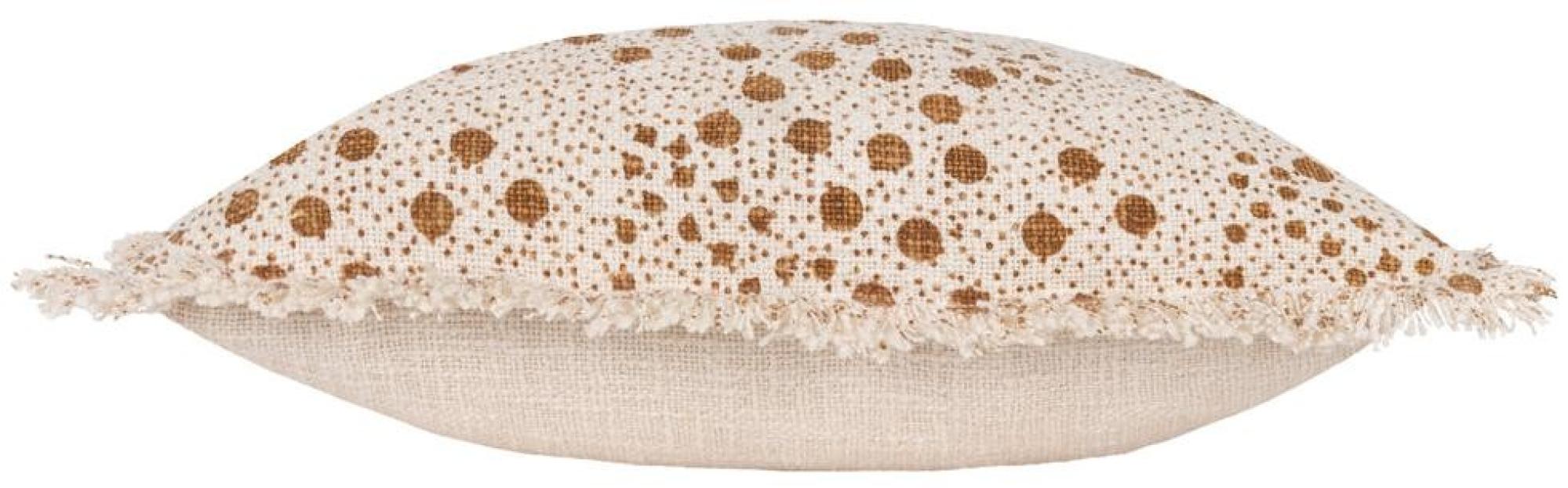 Yard Hara Yolk Woven Fringed Cotton Cushion