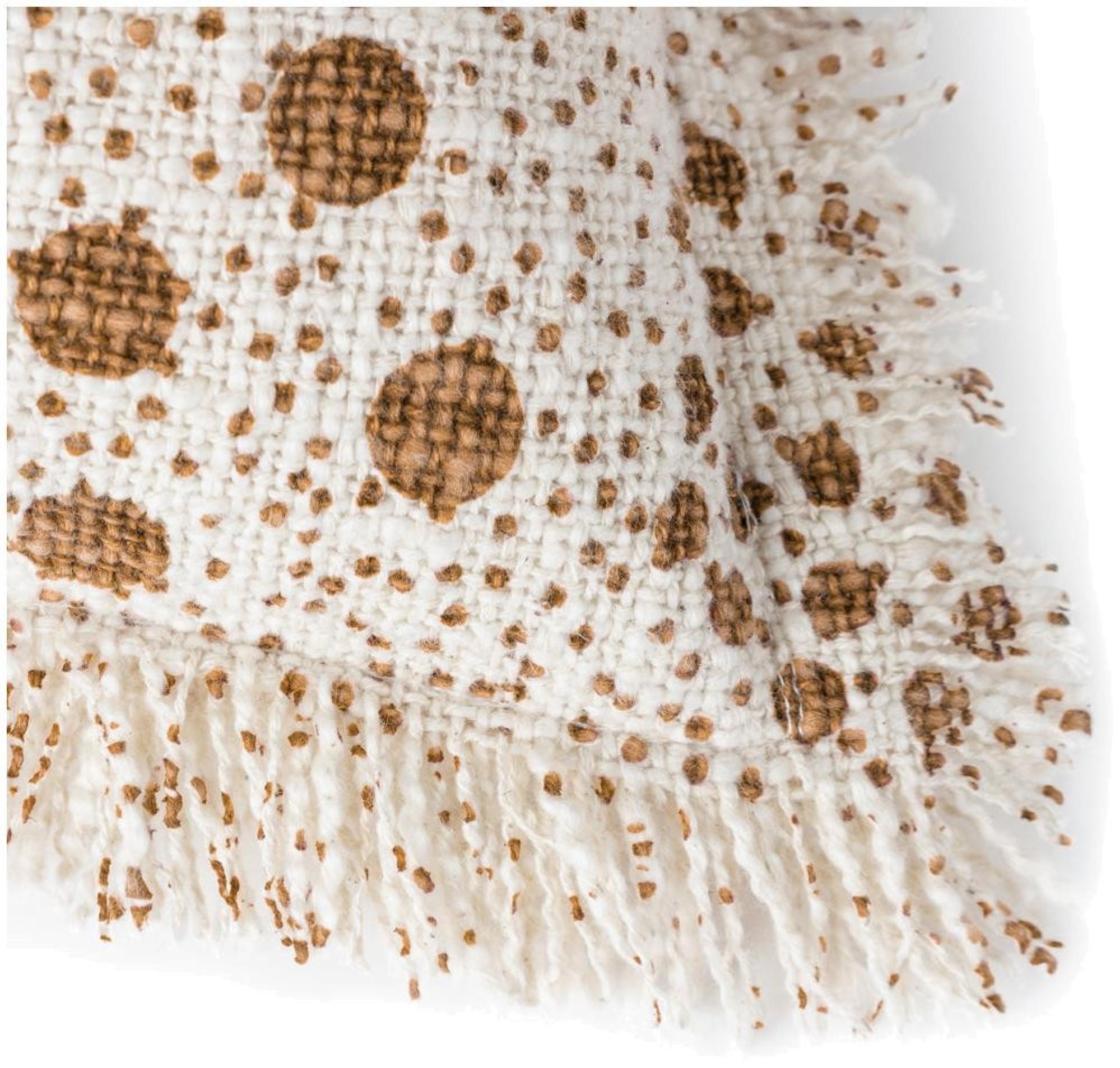 Yard Hara Yolk Woven Fringed Cotton Cushion