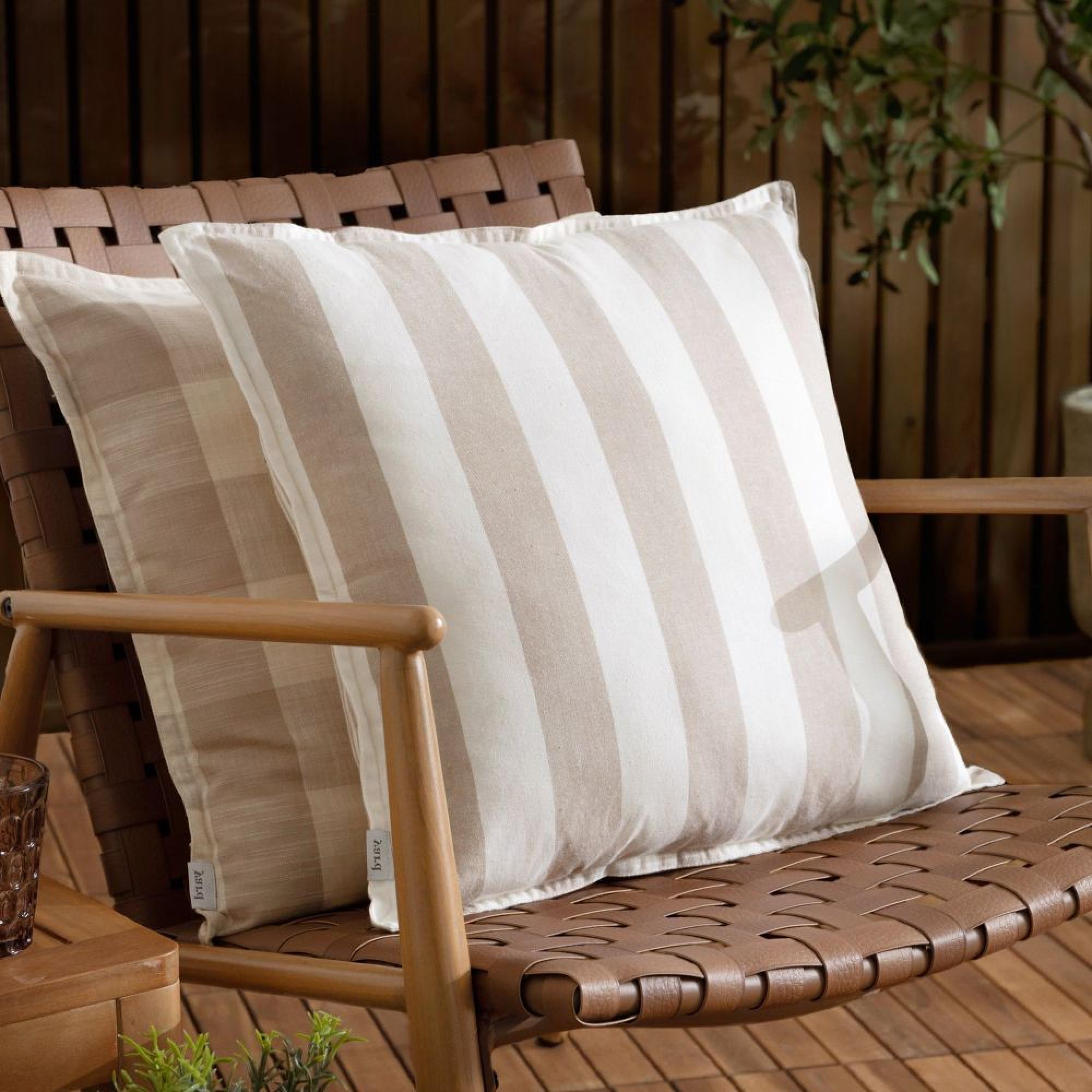 Yard Hayle Beige Cotton Outdoor Cushion