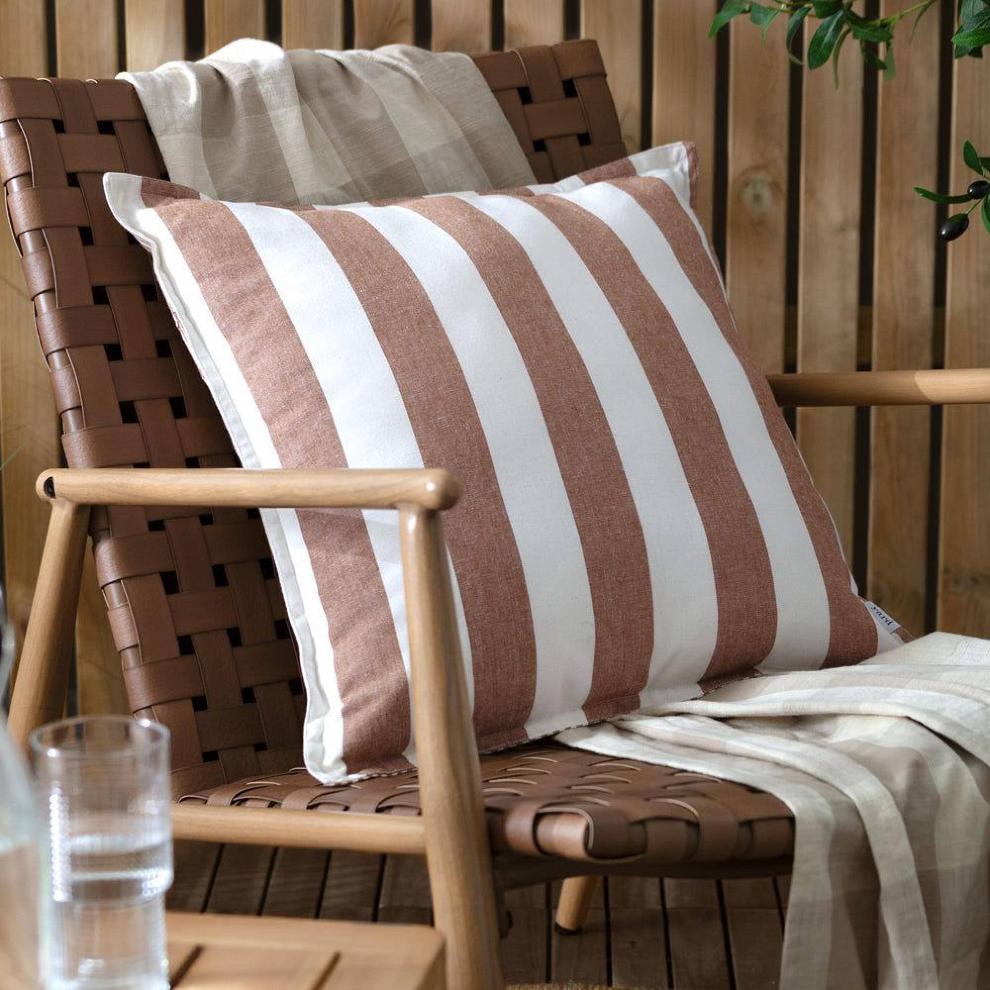 Yard Hayle Pecan Cotton Outdoor Cushion