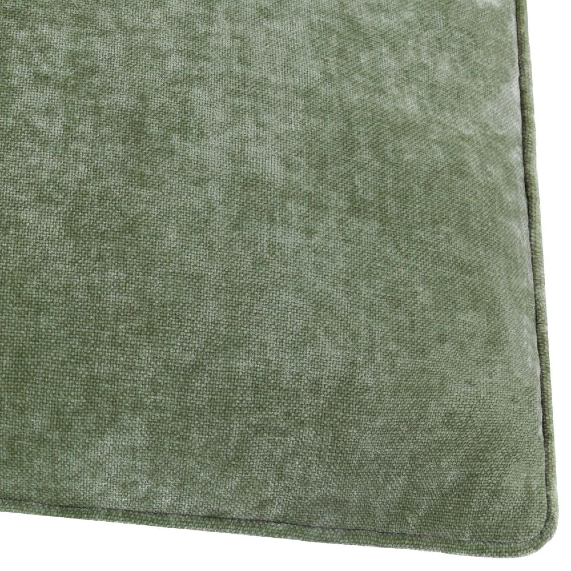 Yard Heavy Eucalyptus Green Chenille Piped Cushion