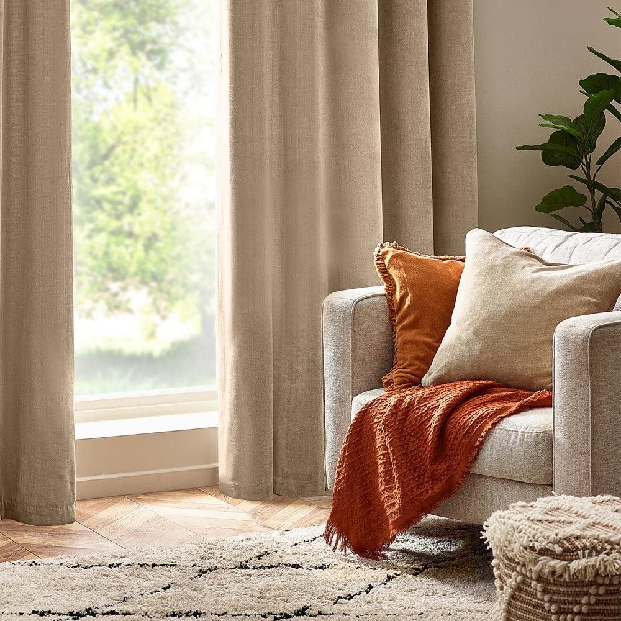 Yard Heavy Natural Chenille Cushion