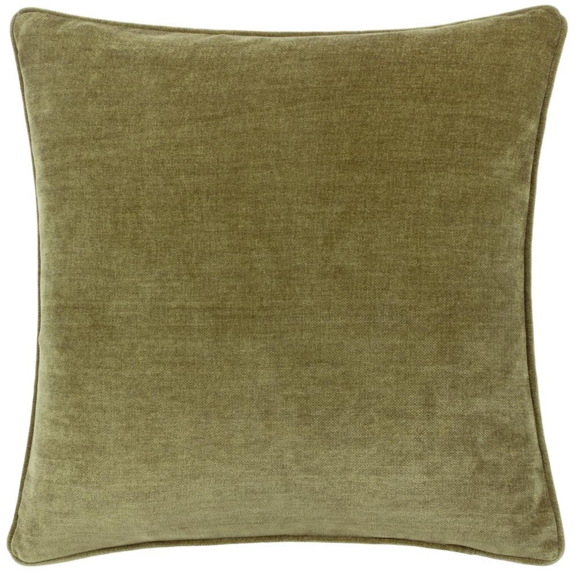 Yard Heavy Olive Chenille Cushion