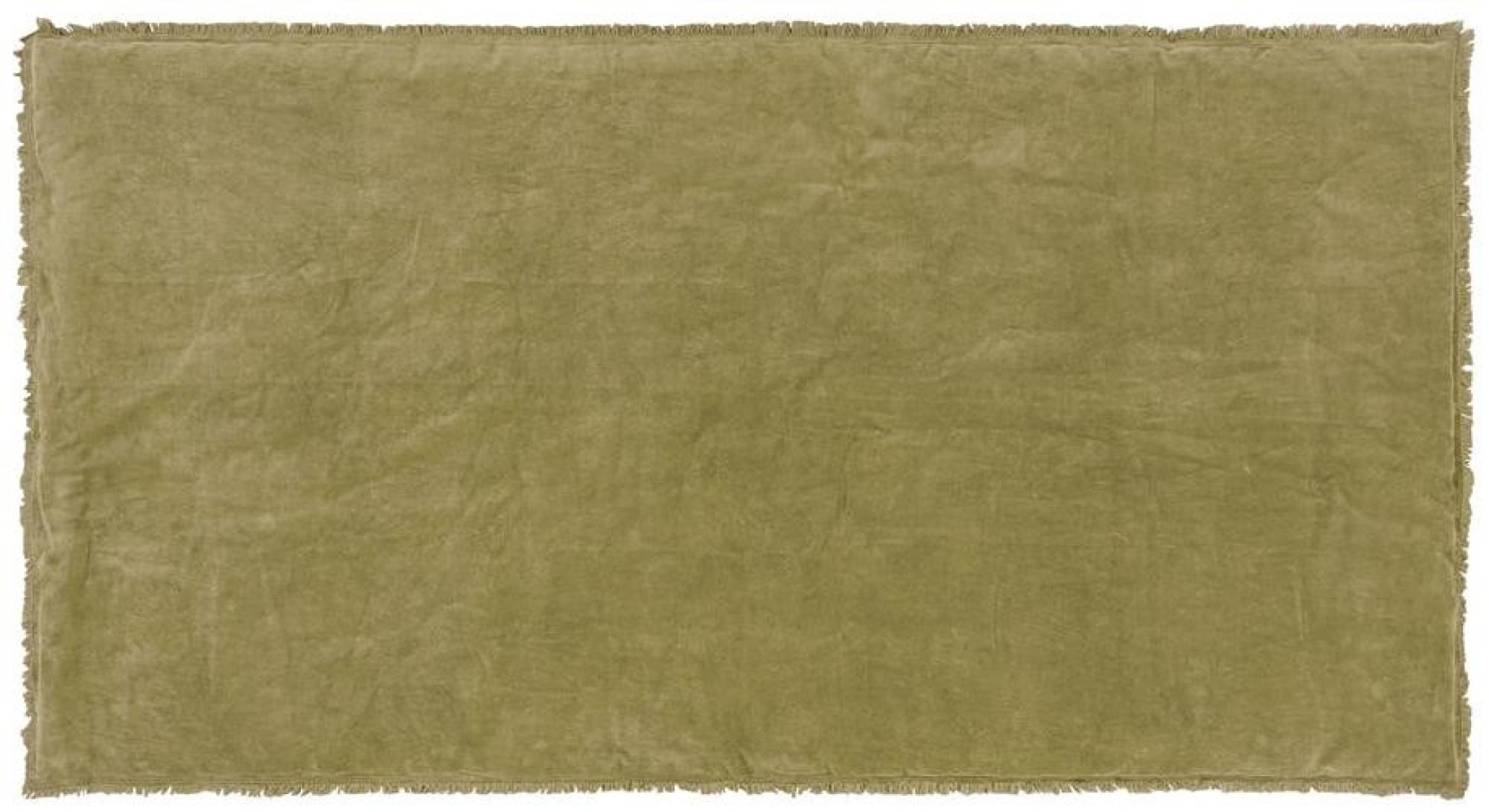 Yard Jaye Moss Cotton Velvet Filled Bedspread