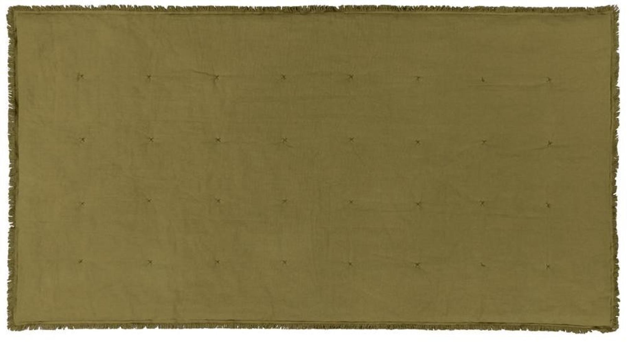 Yard Jaye Moss Cotton Velvet Filled Bedspread