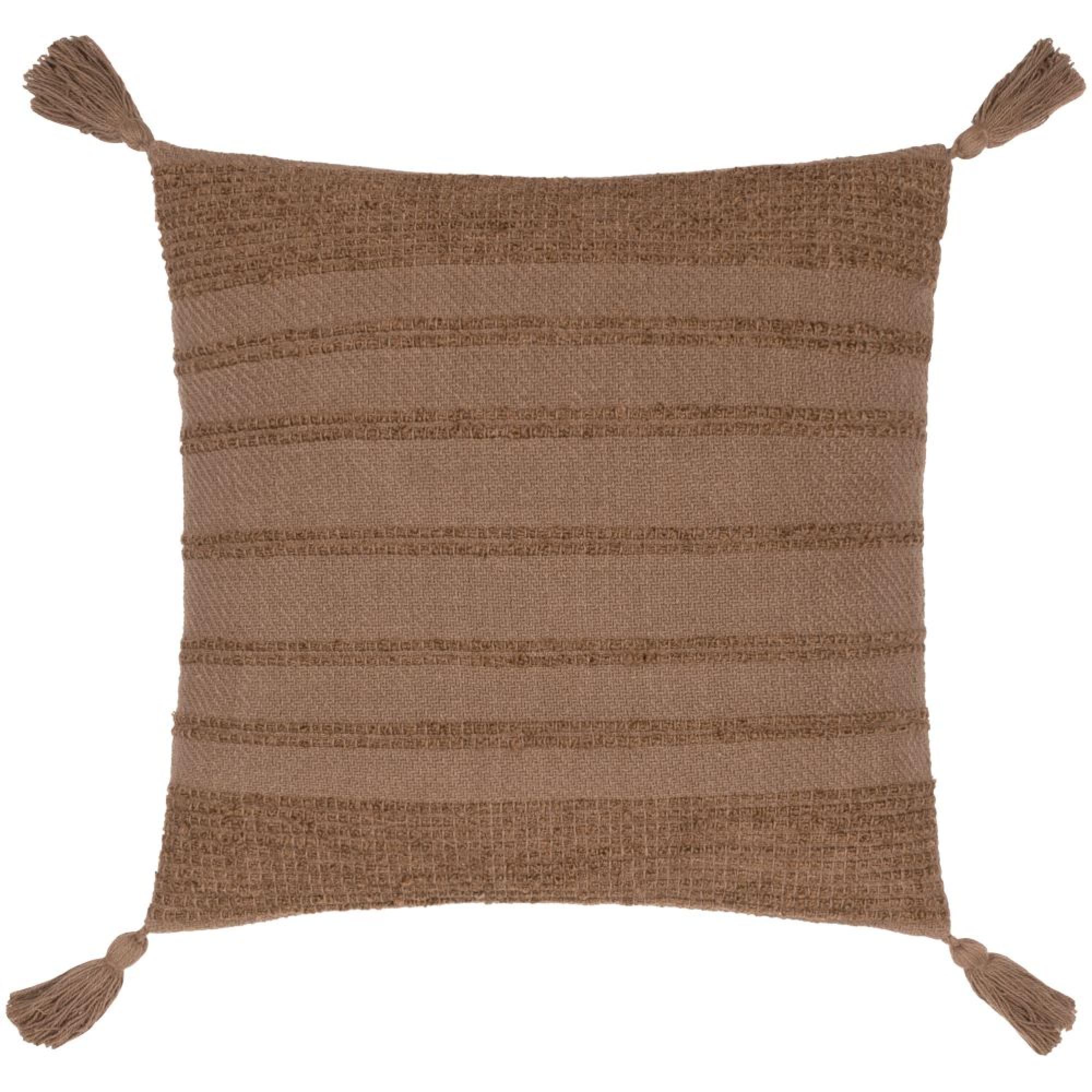 Yard Larch Woven Cocoa Brown Cushion