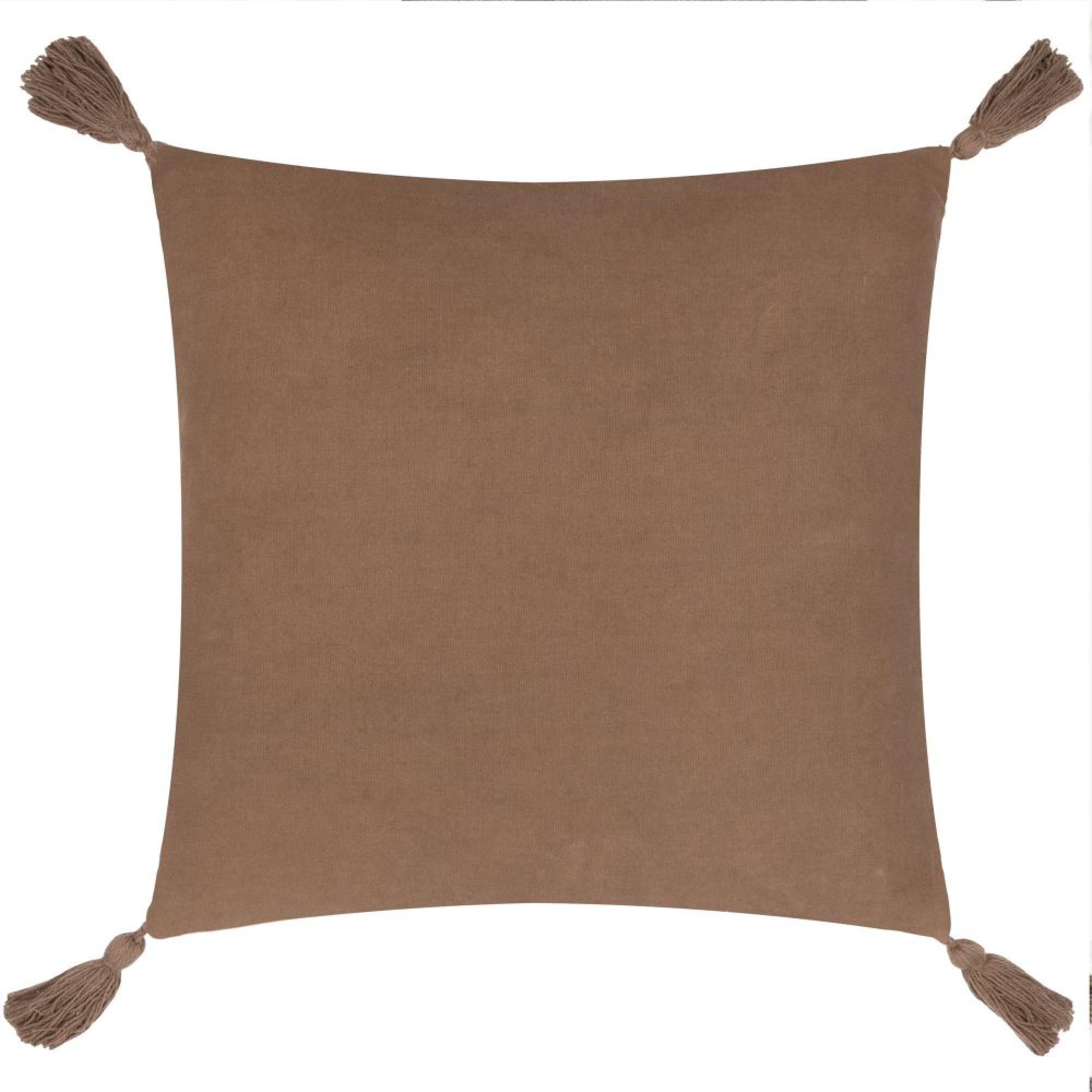 Yard Larch Woven Cocoa Brown Cushion