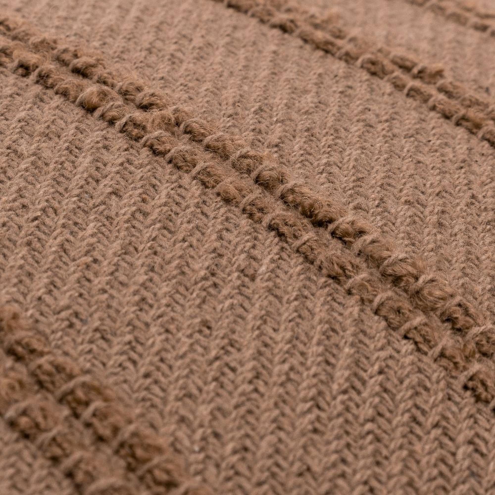 Yard Larch Woven Cocoa Brown Cushion