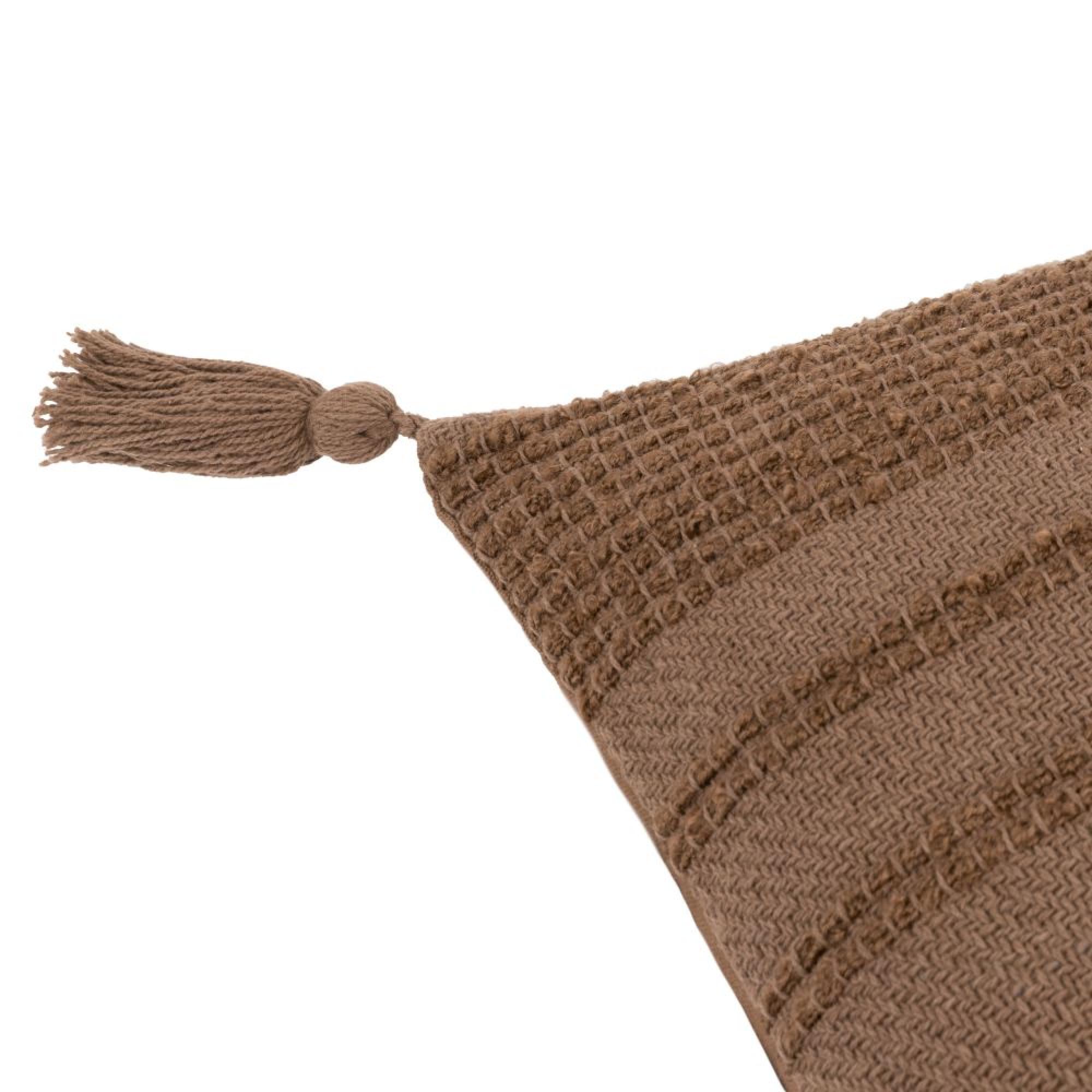 Yard Larch Woven Cocoa Brown Cushion