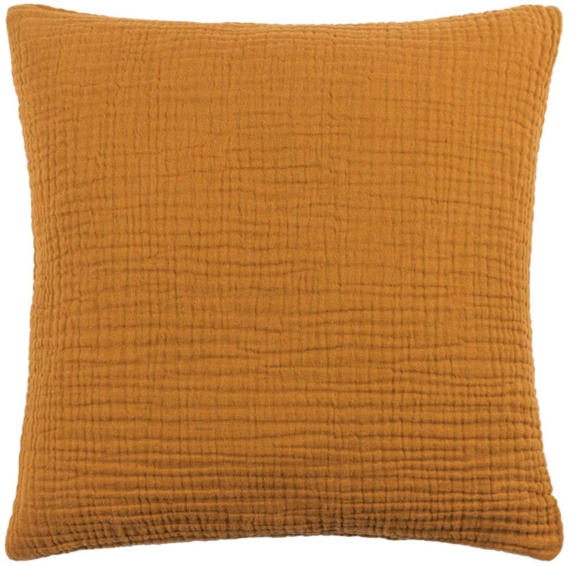 Yard Lark Cumin Muslin Crinkle Cotton Cushion