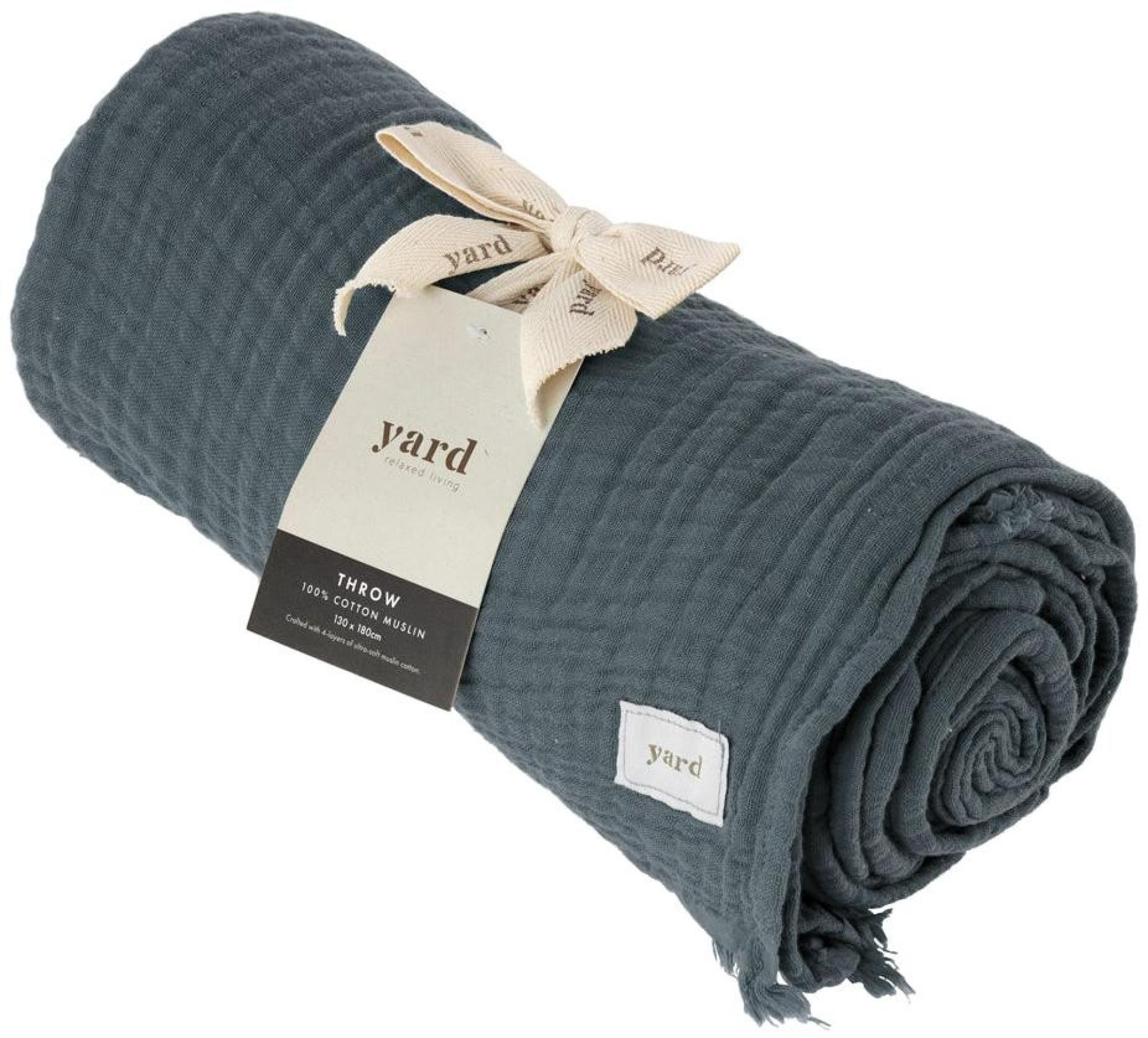 Yard Lark Dusk Muslin Cotton Throw