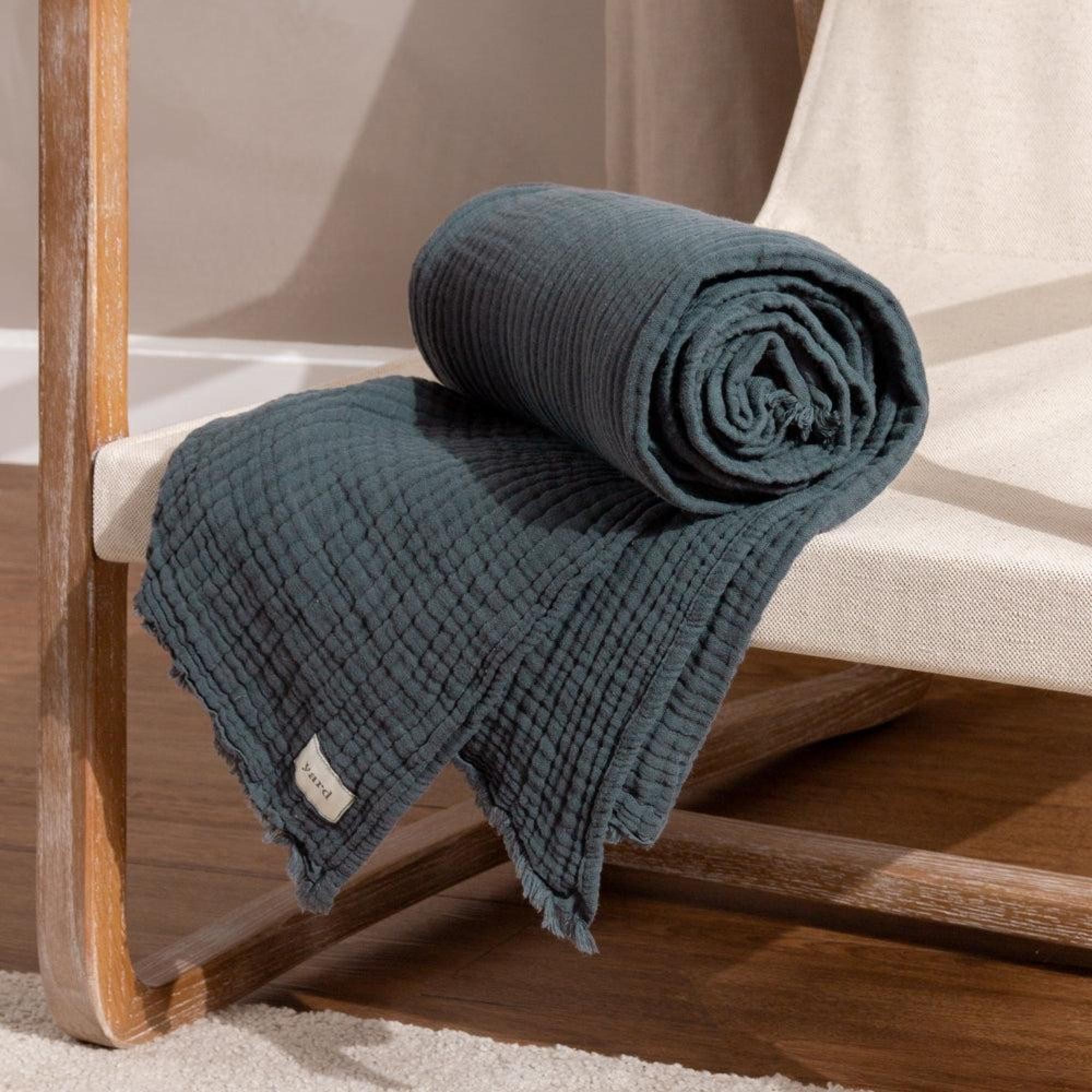 Yard Lark Dusk Muslin Cotton Throw