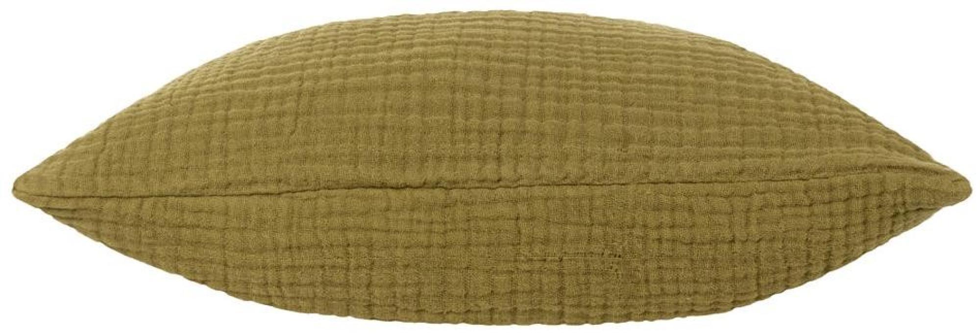 Yard Lark Khaki Muslin Crinkle Cotton Cushion