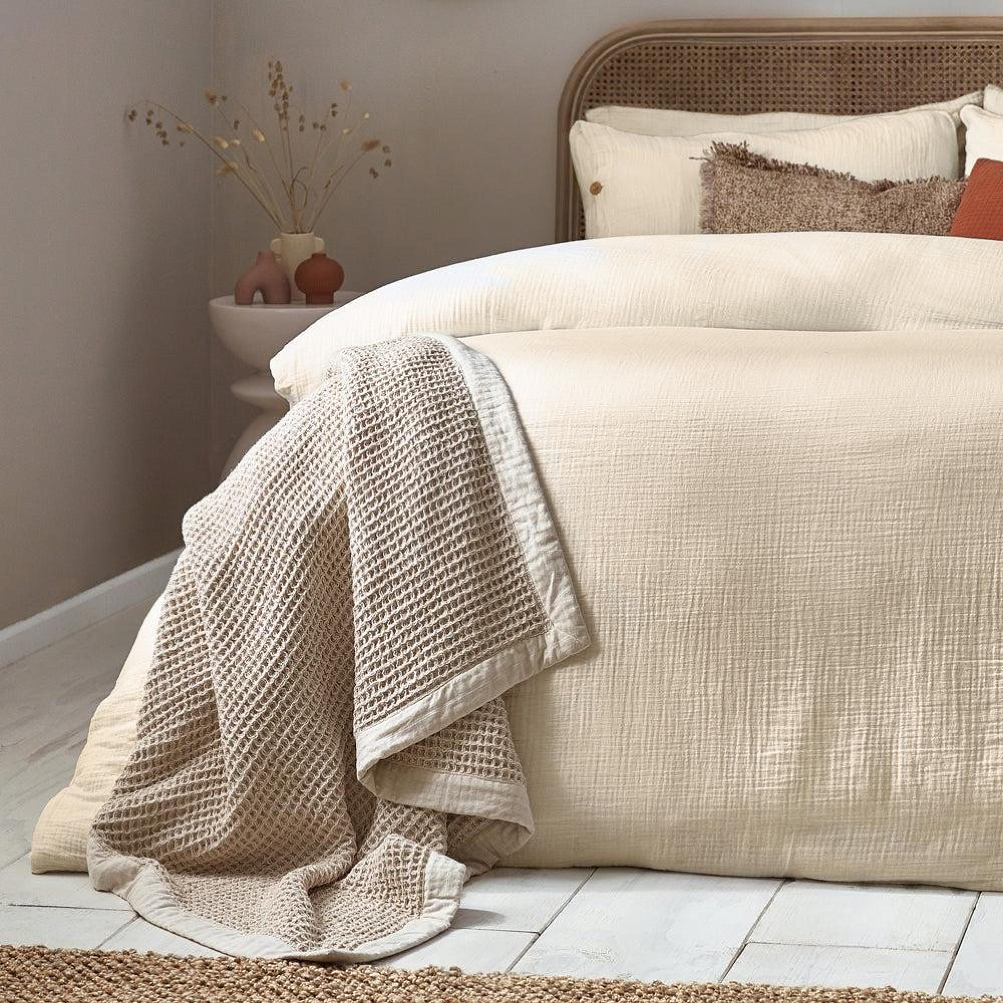 Yard Lark Natural Cotton Muslin Duvet Cover Set