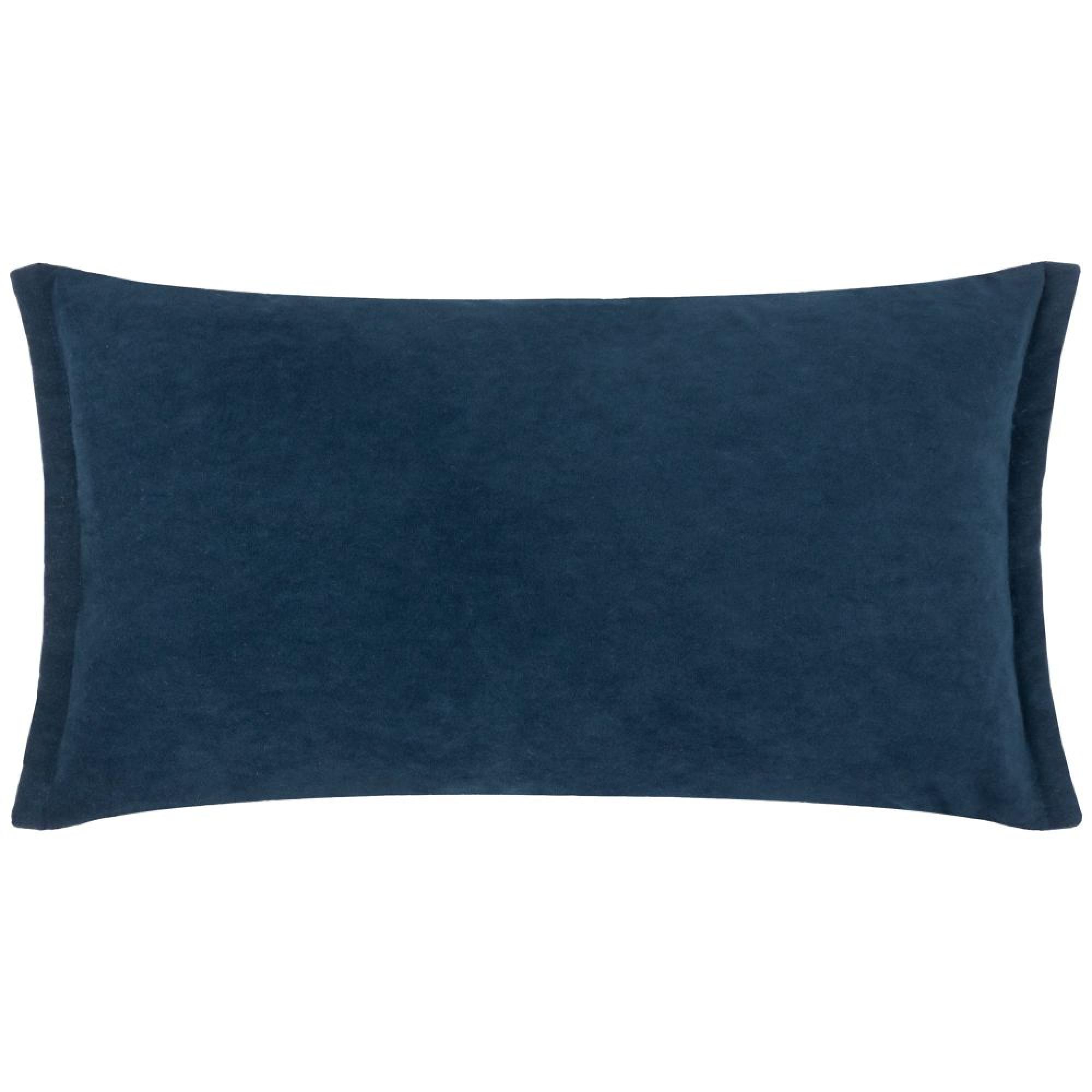 Yard Merton Indigo Blue Velvet Cushion
