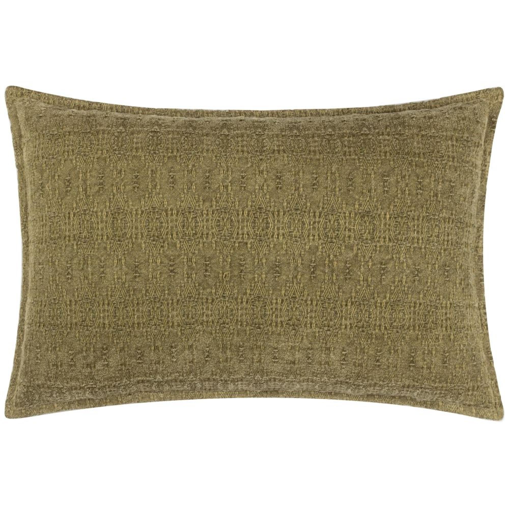 Yard Ramas Jacquard Green Cushion