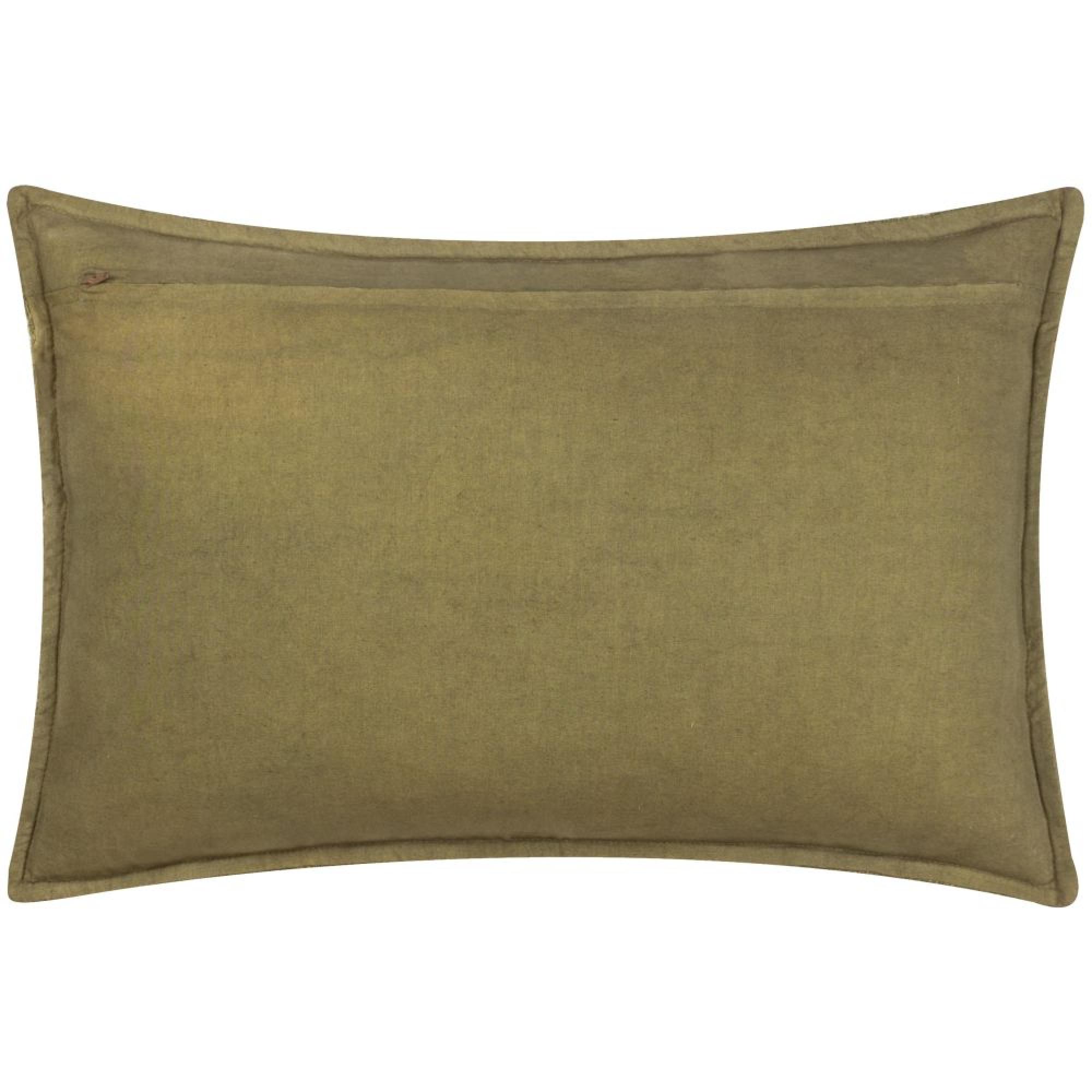 Yard Ramas Jacquard Green Cushion