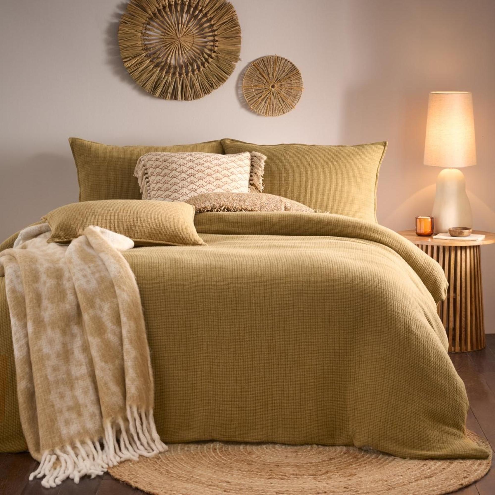 Yard Ribble Honey Acid Washed Duvet Cover Set